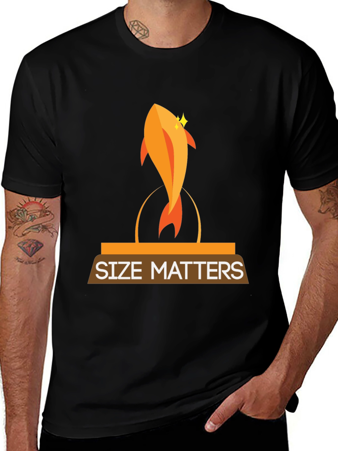 Variant 2 of Size Matters Graphic Tee