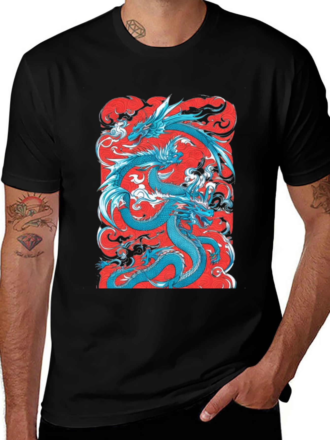 Variant 28 of Dragon Graphic Tee - Stylish & Unique Design