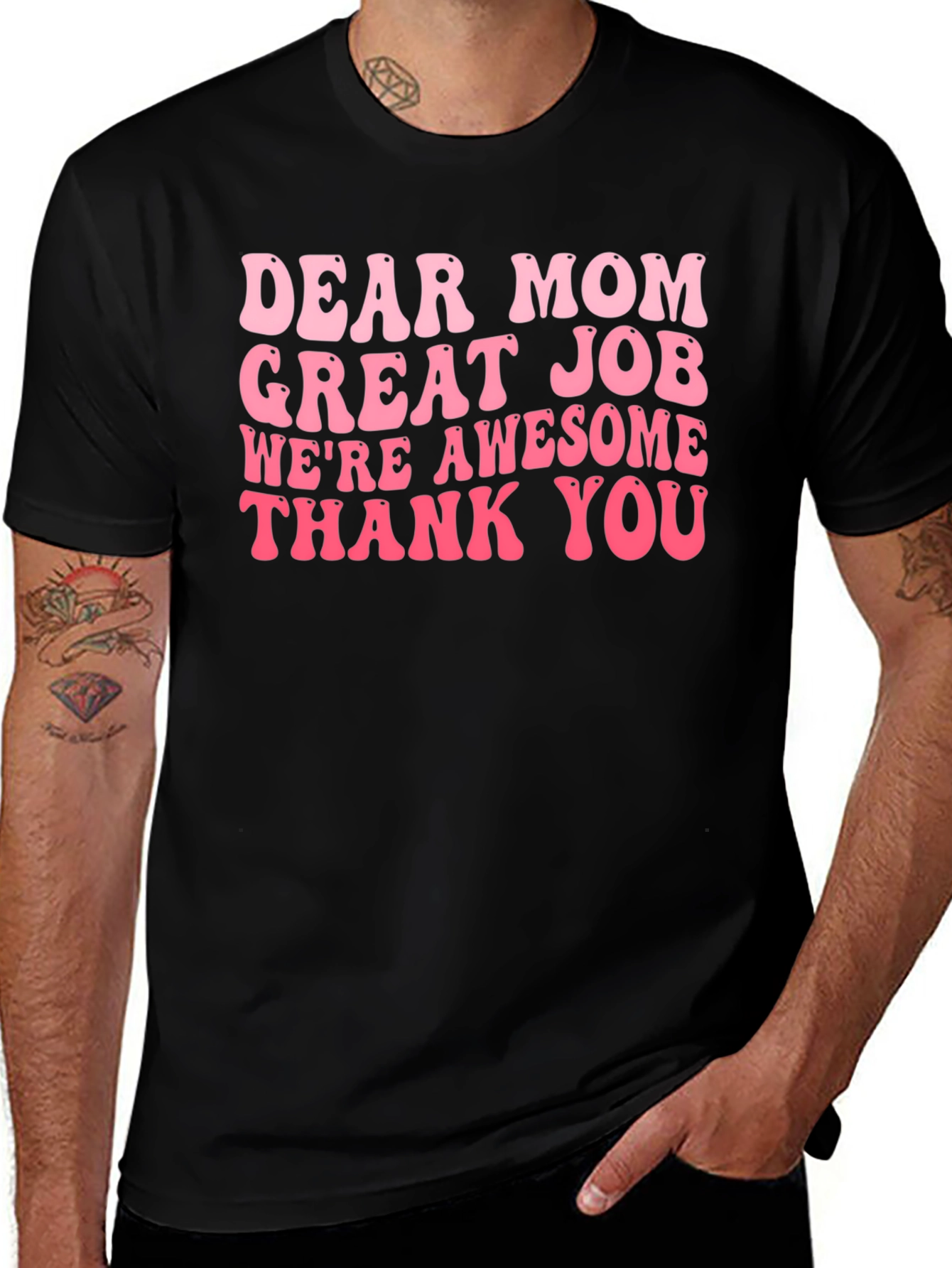 Variant 18 of Dear Mom Graphic T-Shirt - Awesome Thank You Tee