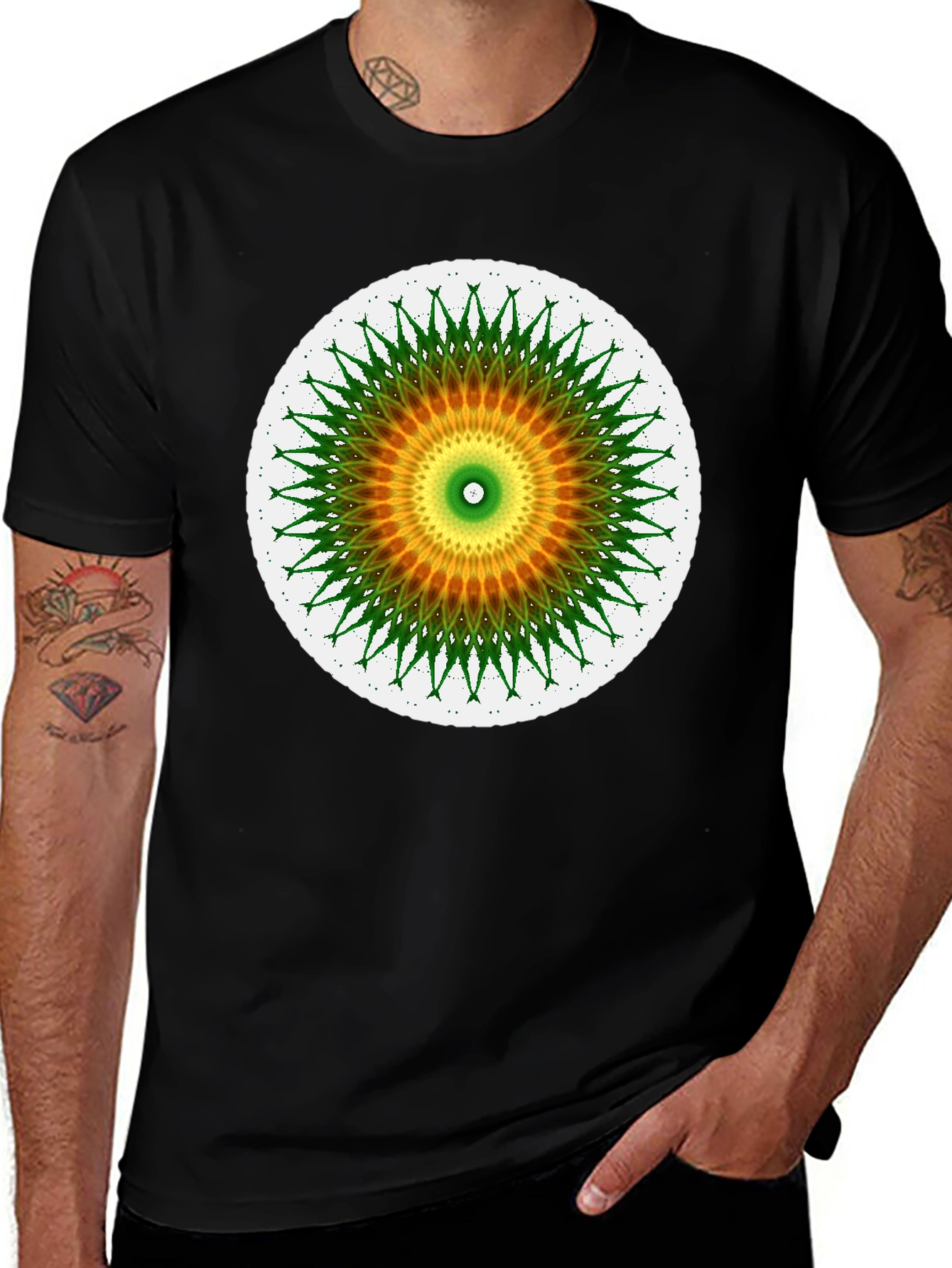 Variant 18 of Mandala Graphic Tee - Stylish Comfort