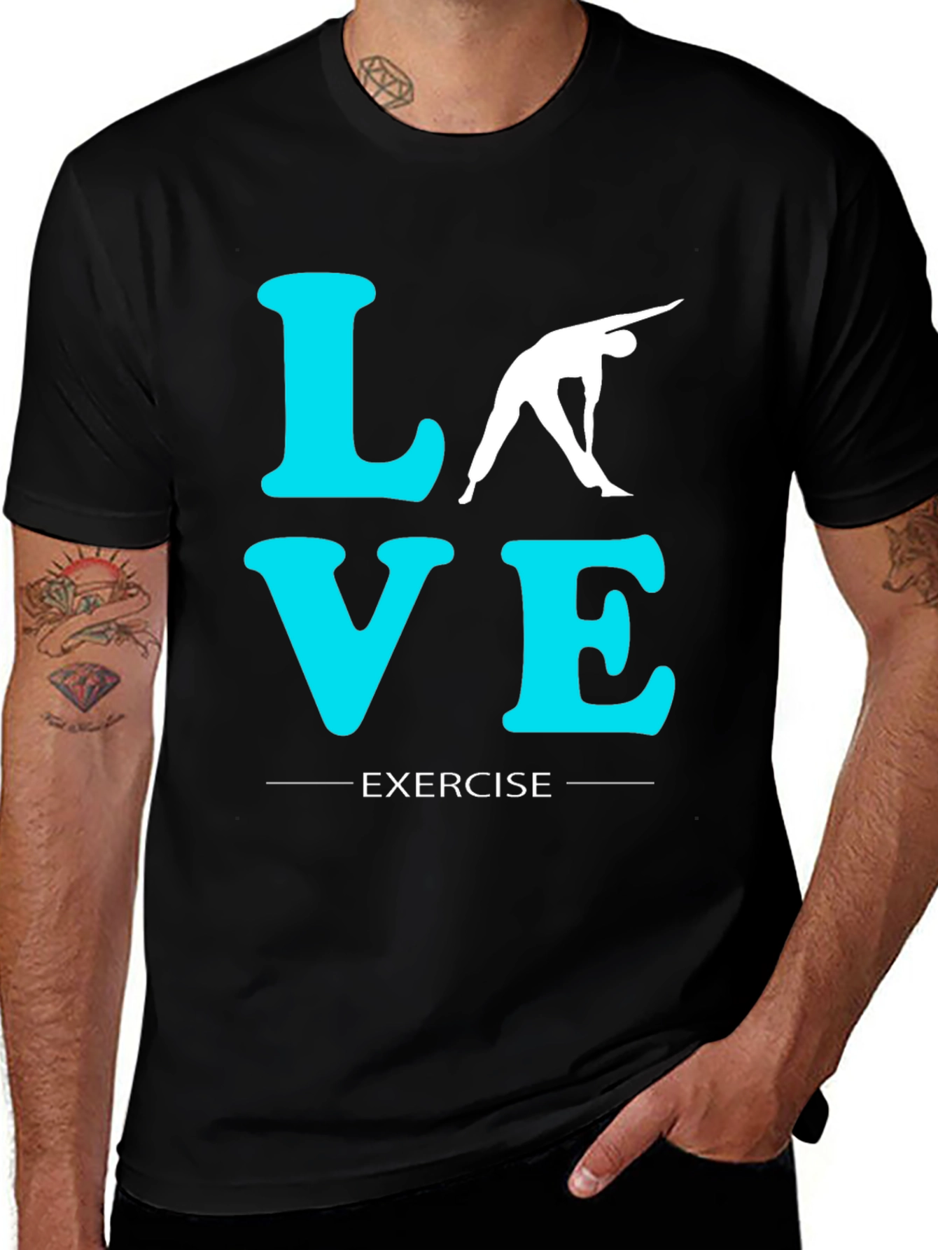 Variant 13 of Love Exercise T-Shirt: Fitness Apparel