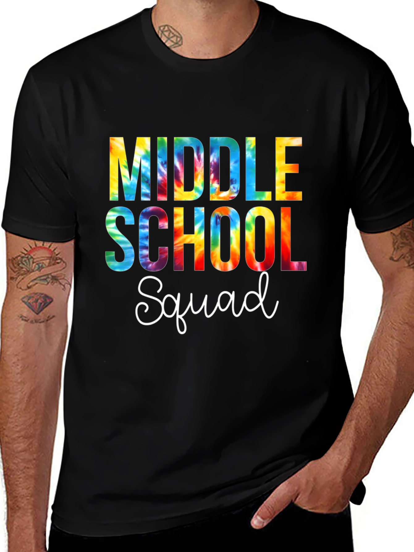 Middle School Squad Tie Dye T-Shirt