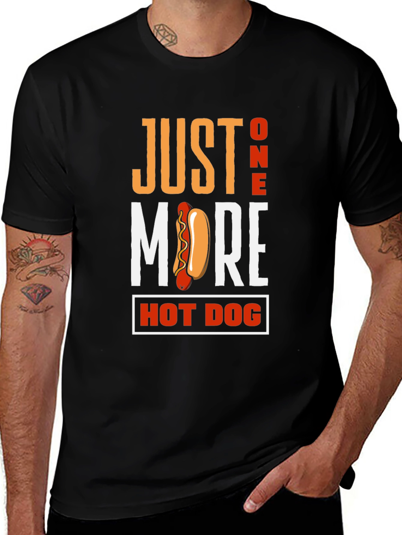 Variant 14 of Just One More Hot Dog Funny T-Shirt