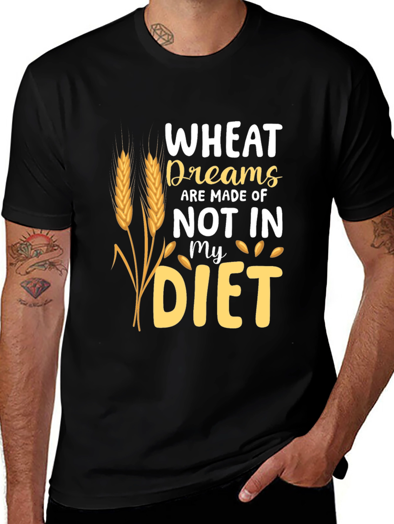 Wheat Dreams T-Shirt: Gluten Free Humor
