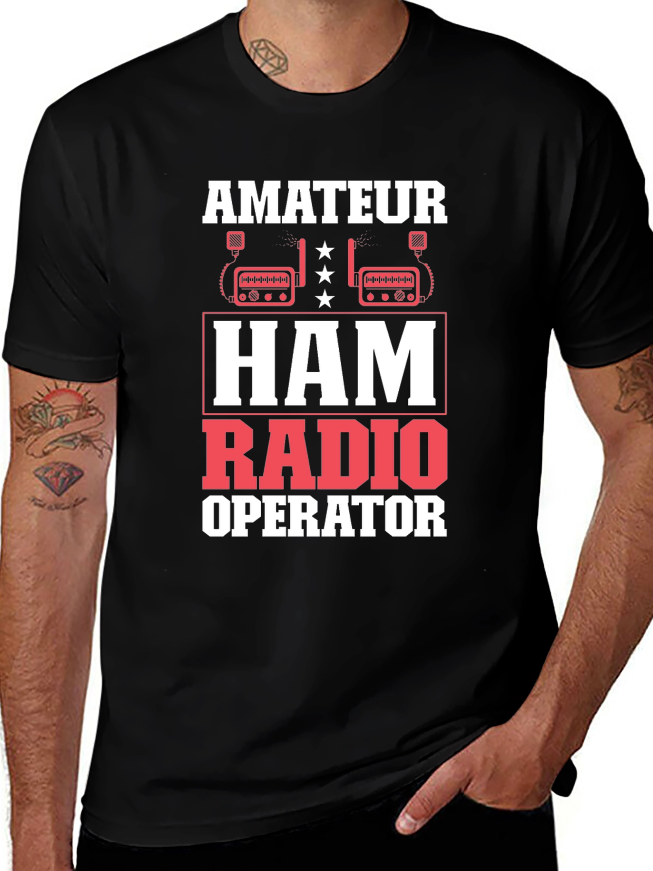 Variant 10 of Amateur Ham Radio Operator T-Shirt