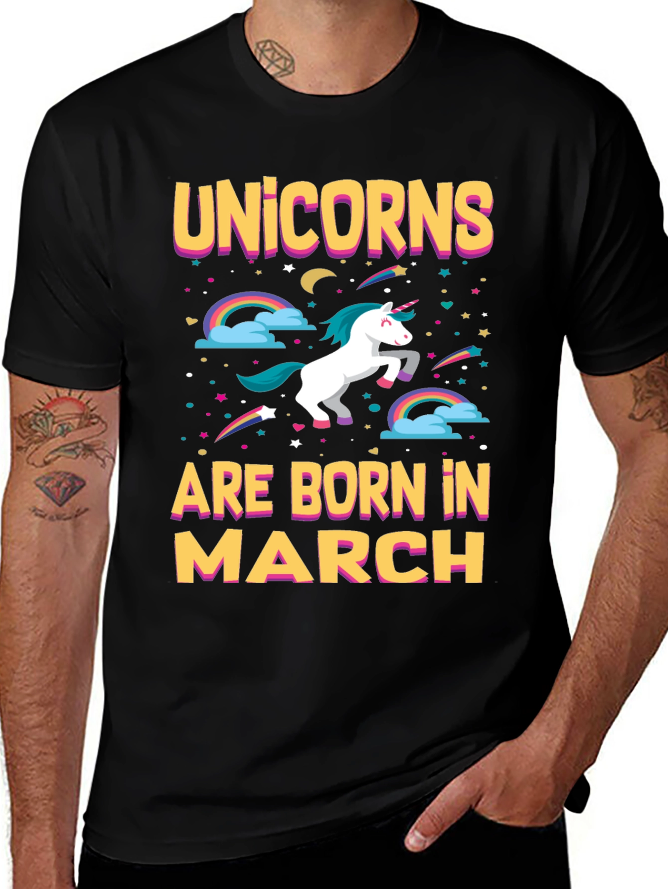 Variant 23 of Unicorns Born in March T-Shirt