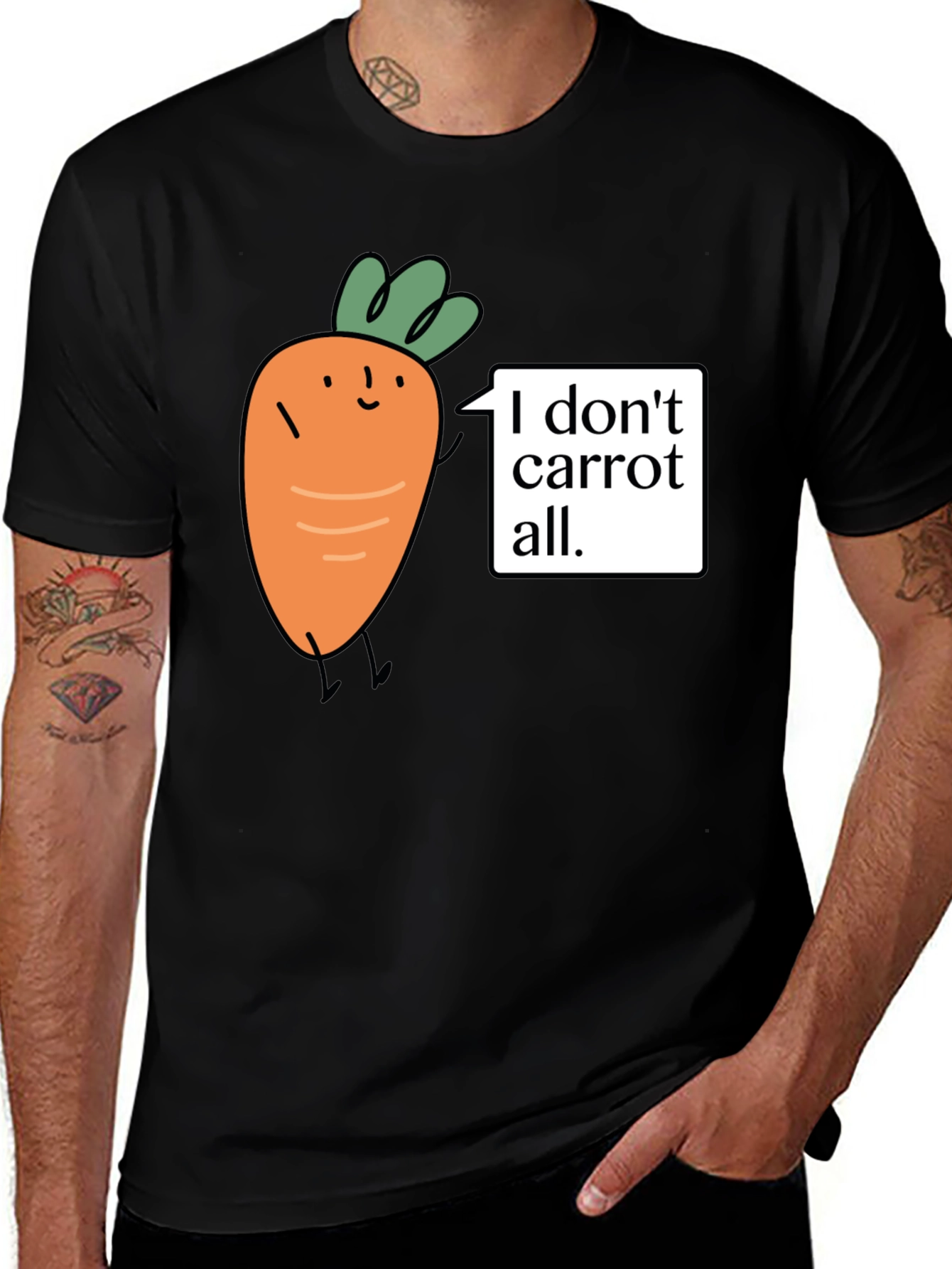 Variant 2 of Funny I Don't Carrot All Graphic T-Shirt