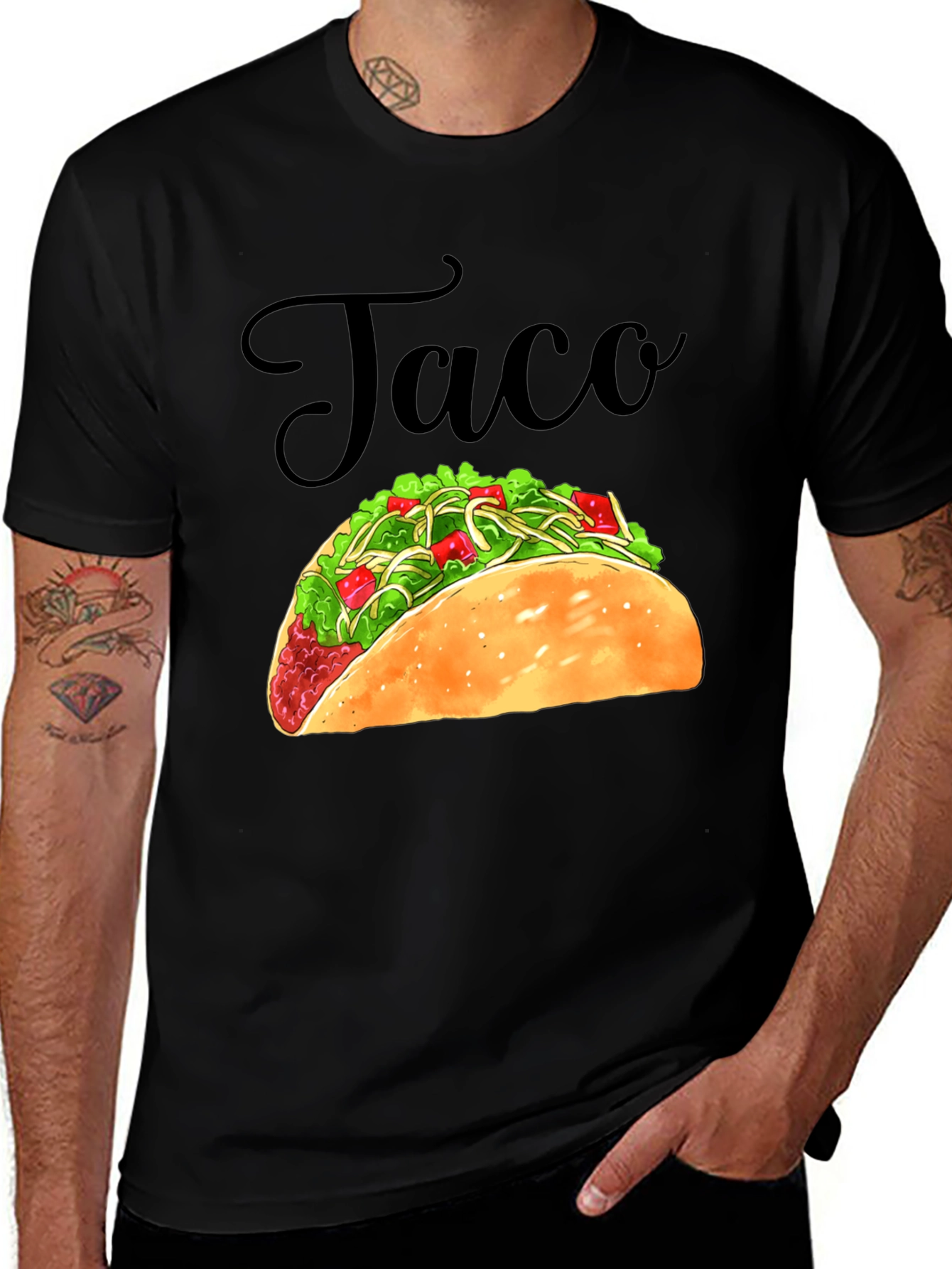 Taco Graphic Tee - Food Lover's T-Shirt
