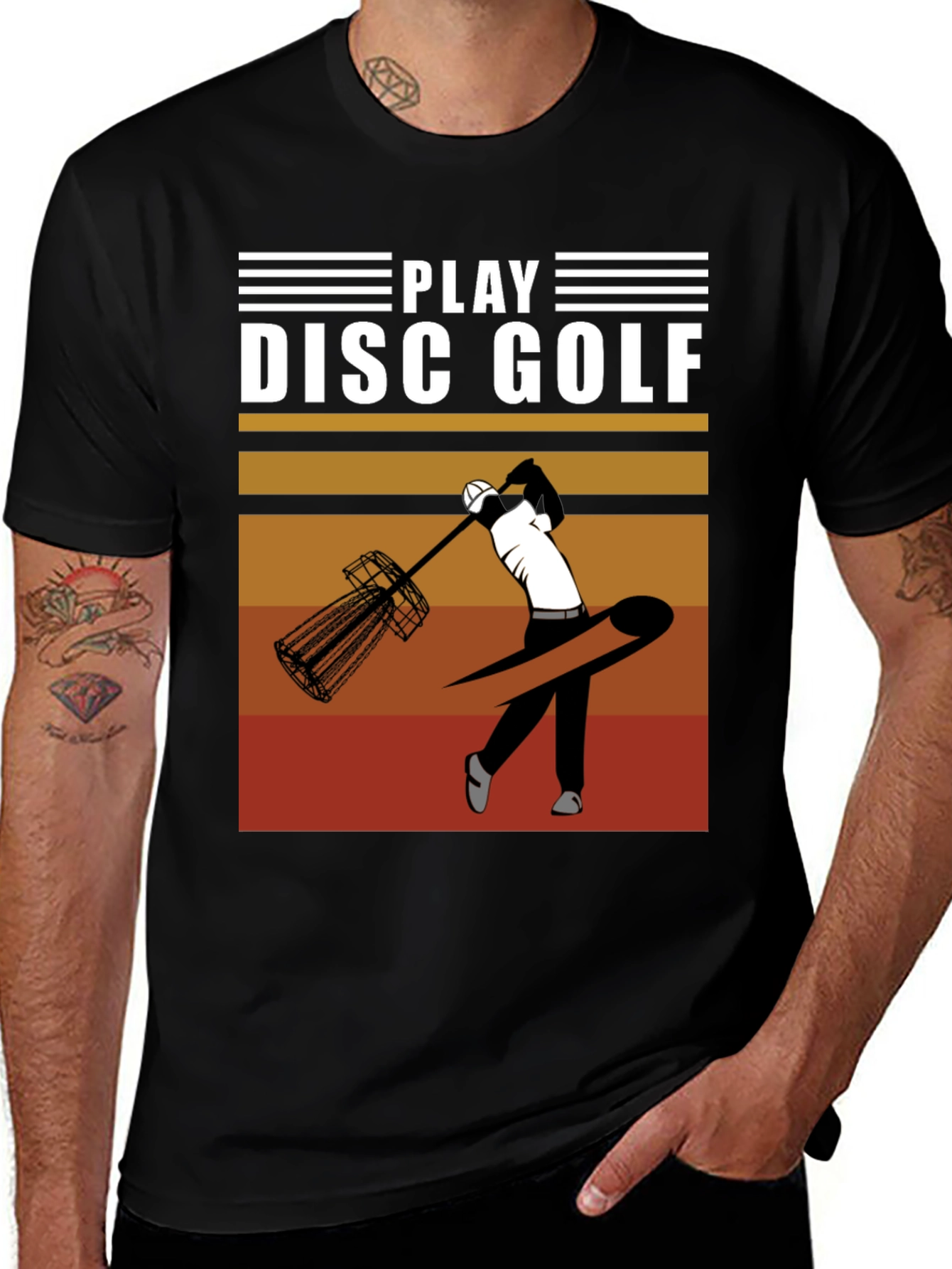 Variant 29 of Play Disc Golf Graphic T-Shirt