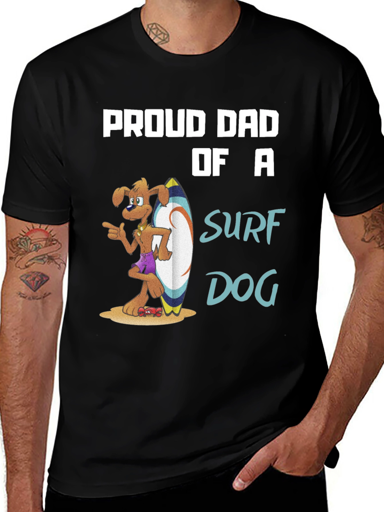 Variant 13 of Proud Dad of a Surf Dog T-Shirt
