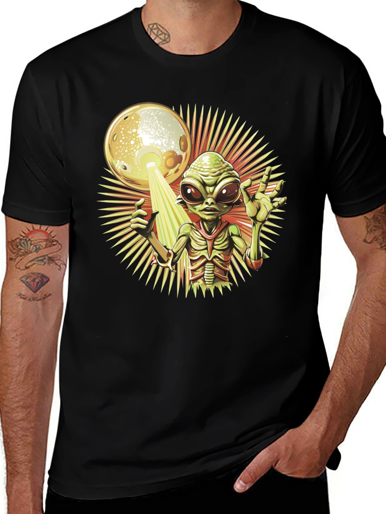 Variant 6 of Alien Abduction T-Shirt - Out of This World Style