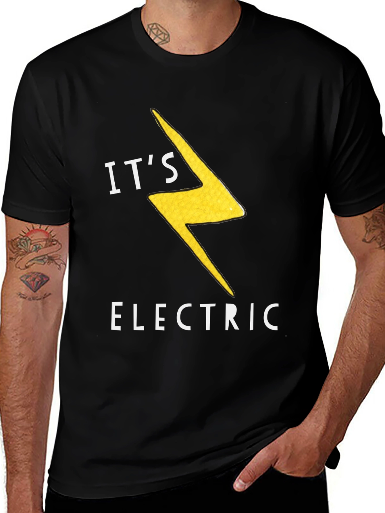 Variant 16 of It's Electric Lightning Bolt Graphic Tee