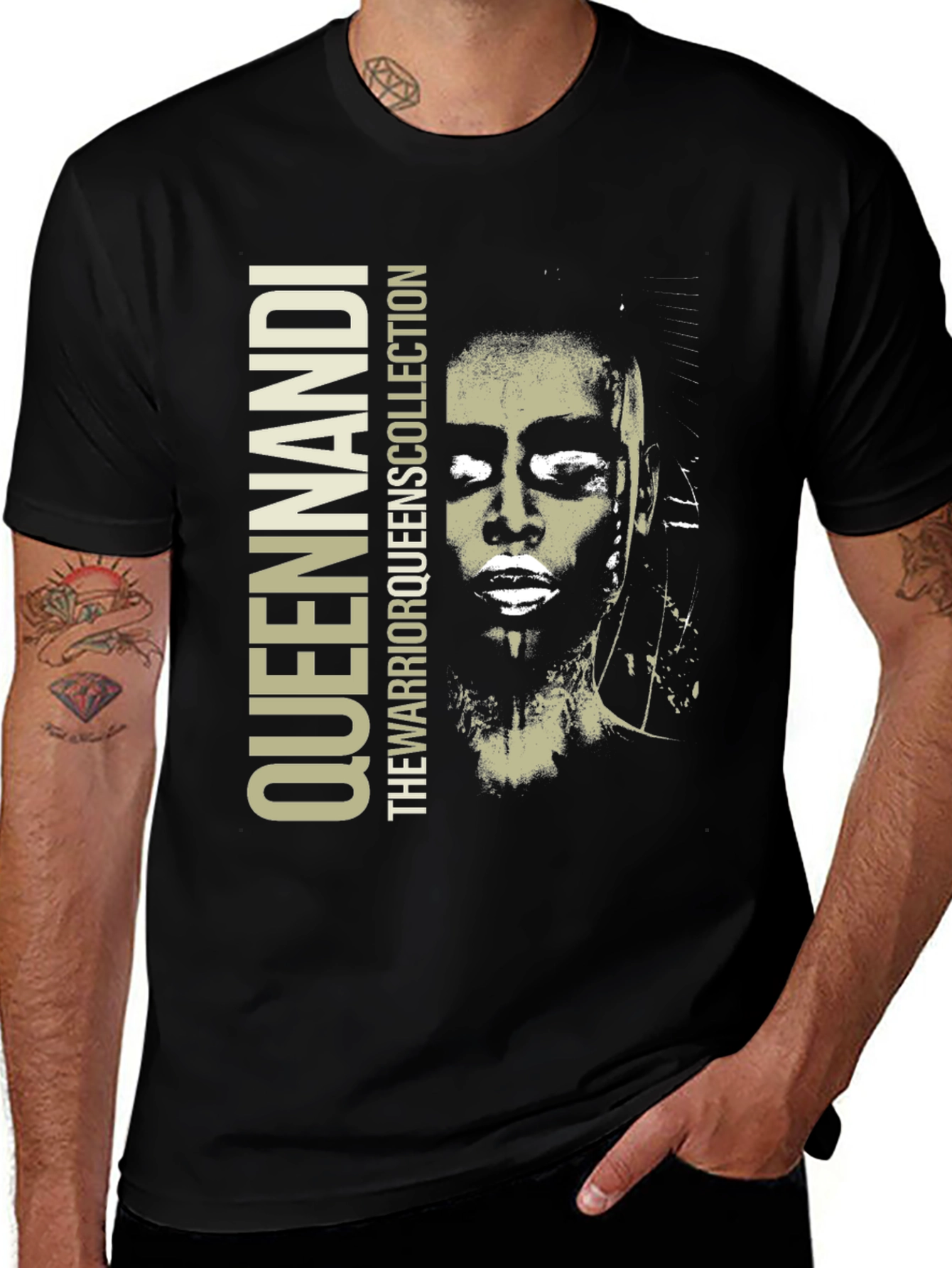 Variant 12 of Queen Nandi Warrior T-Shirt