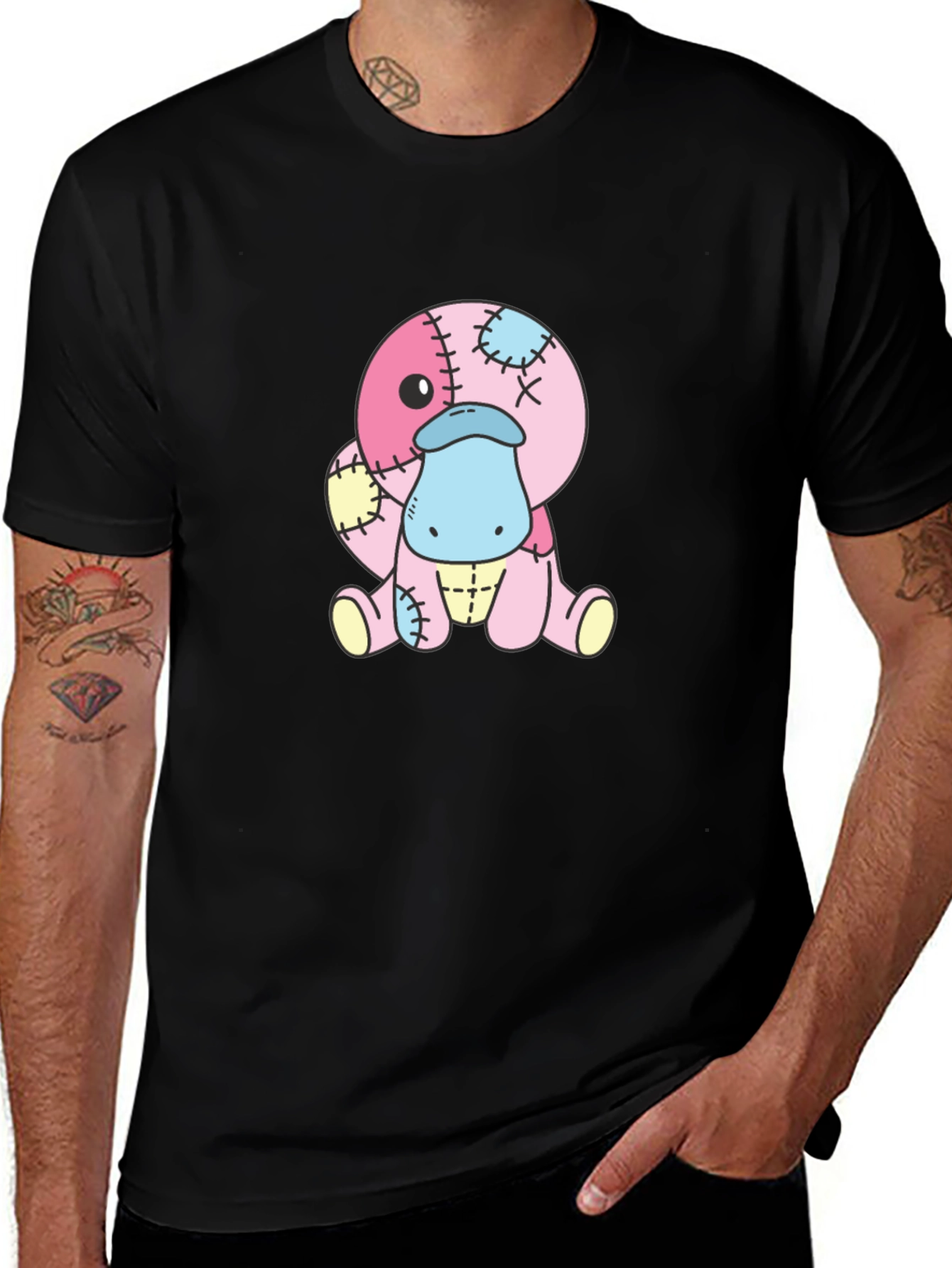 Variant 22 of Cute Platypus Stuffed Animal Graphic Tee