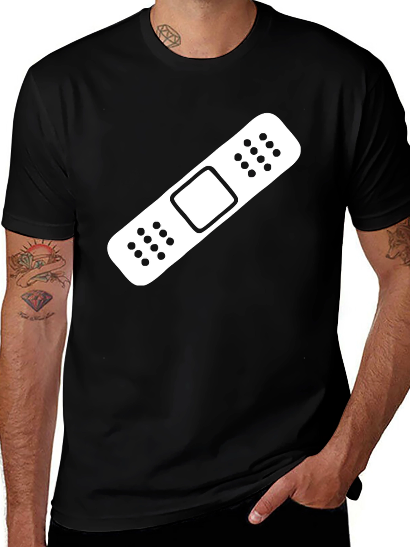 Variant 23 of Novelty Band-Aid Graphic Tee