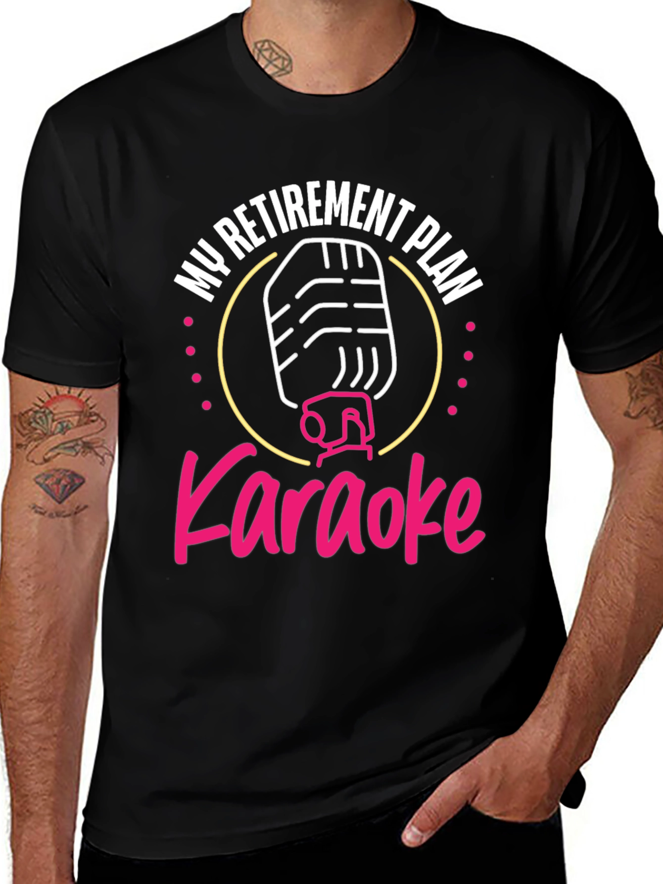 Variant 11 of Karaoke Retirement Plan T-Shirt
