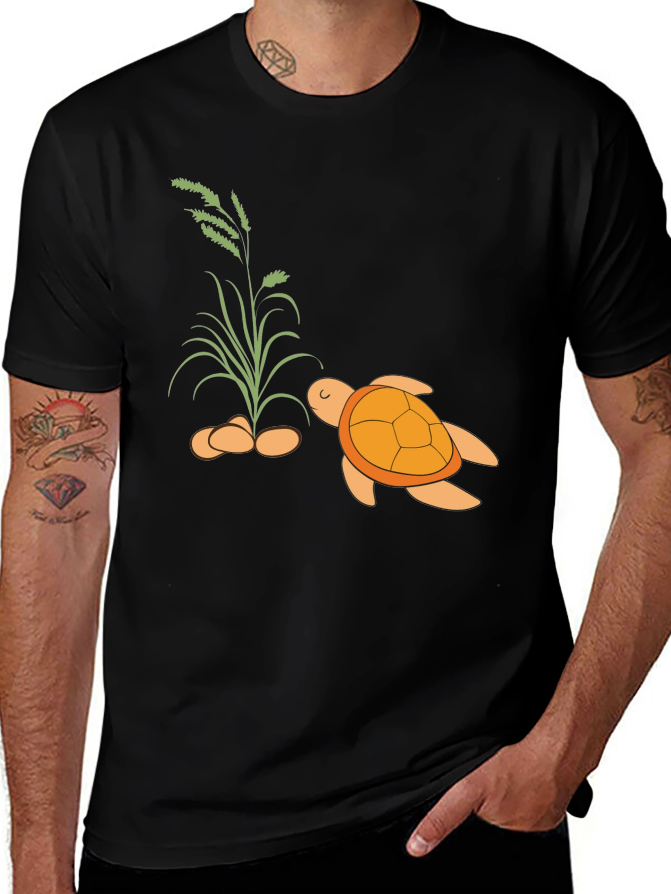 Variant 14 of Turtle Graphic Tee - Unique Design