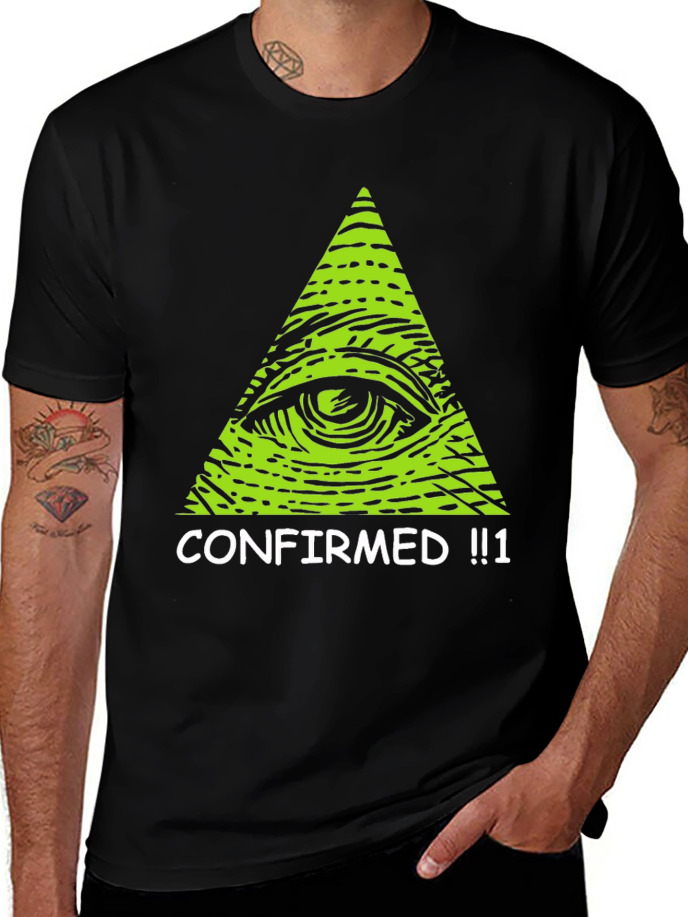 Variant 10 of Illuminati Eye T-Shirt - Confirmed! Conspiracy Tee