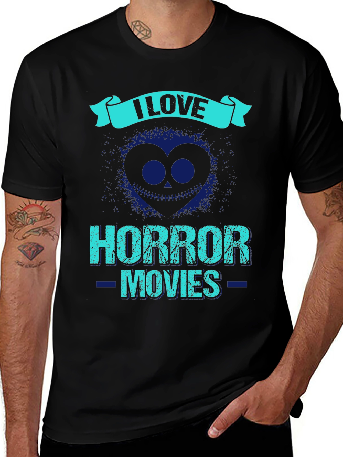 I Love Horror Movies Graphic Tee