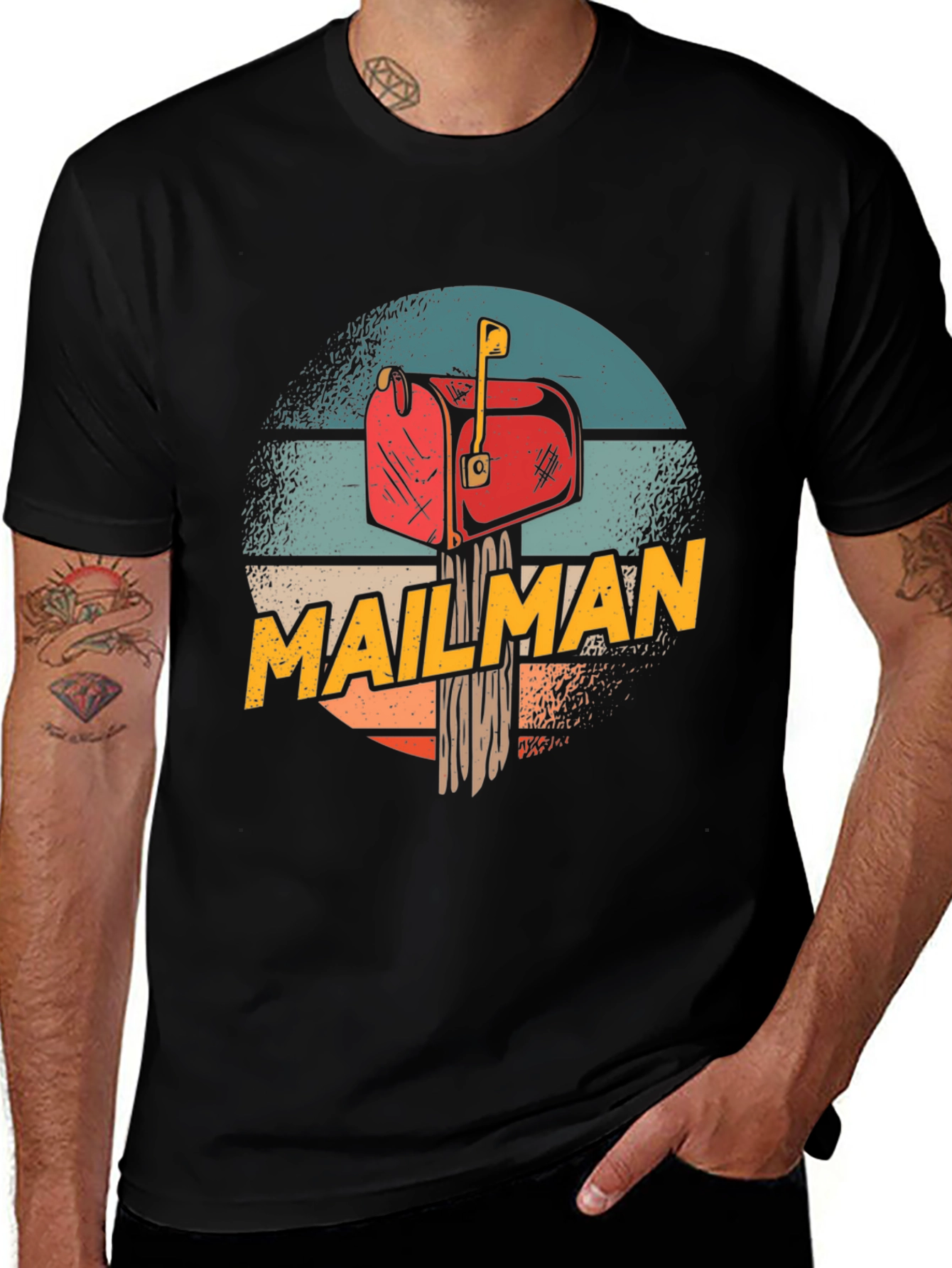 Variant 25 of Mailman Retro Graphic T-Shirt