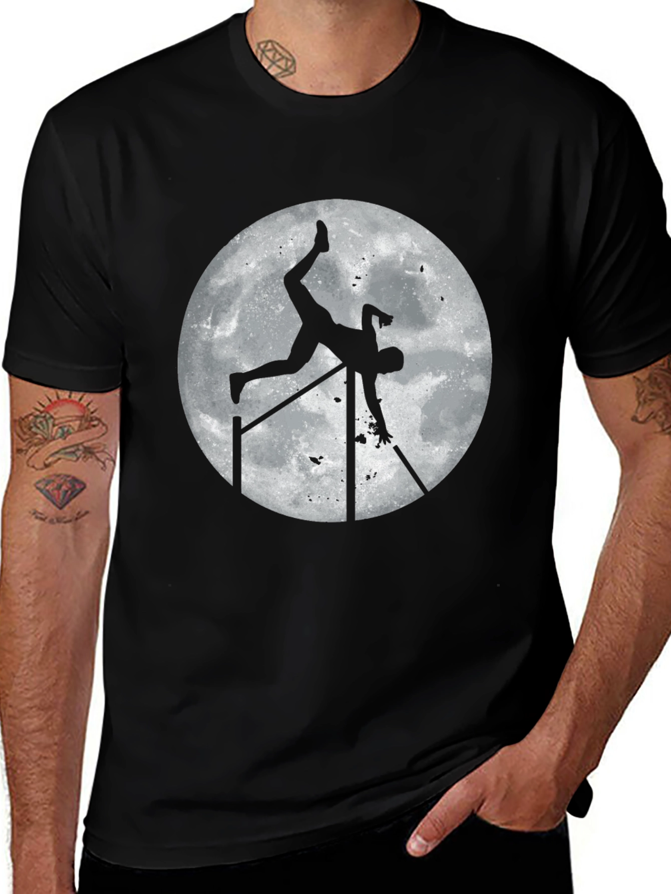Variant 15 of Silhouette Moon High Jump T-Shirt