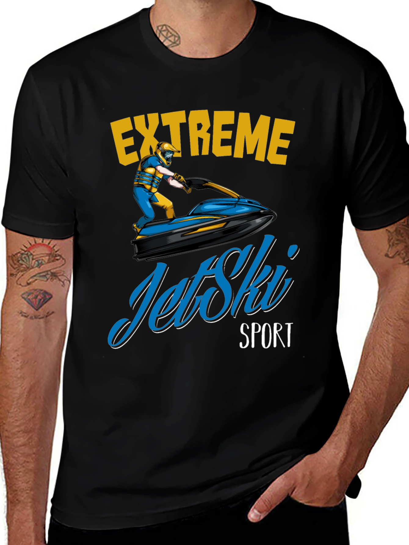 Variant 24 of Extreme Jet Ski Sport T-Shirt