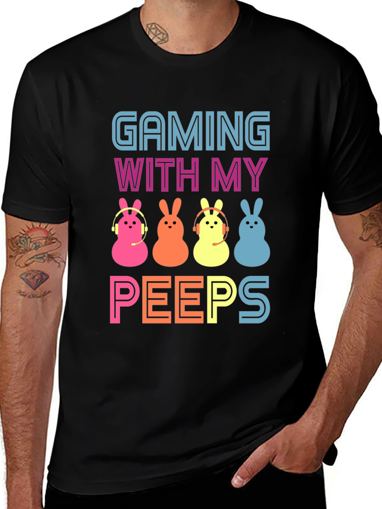 Gaming With My Peeps Easter T-Shirt