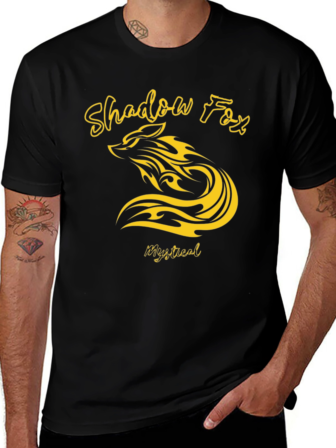 Variant 7 of Shadow Fox Mystical Graphic T-Shirt