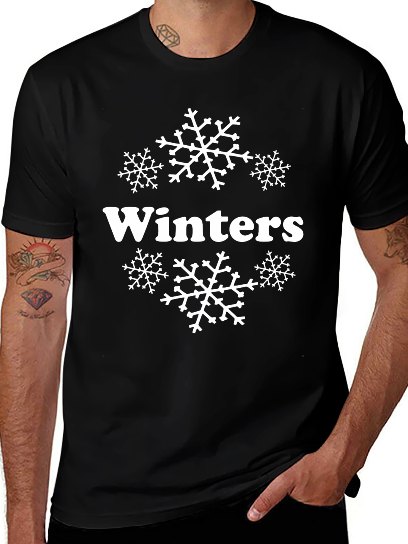 Variant 13 of Winters Snowflake Graphic T-Shirt