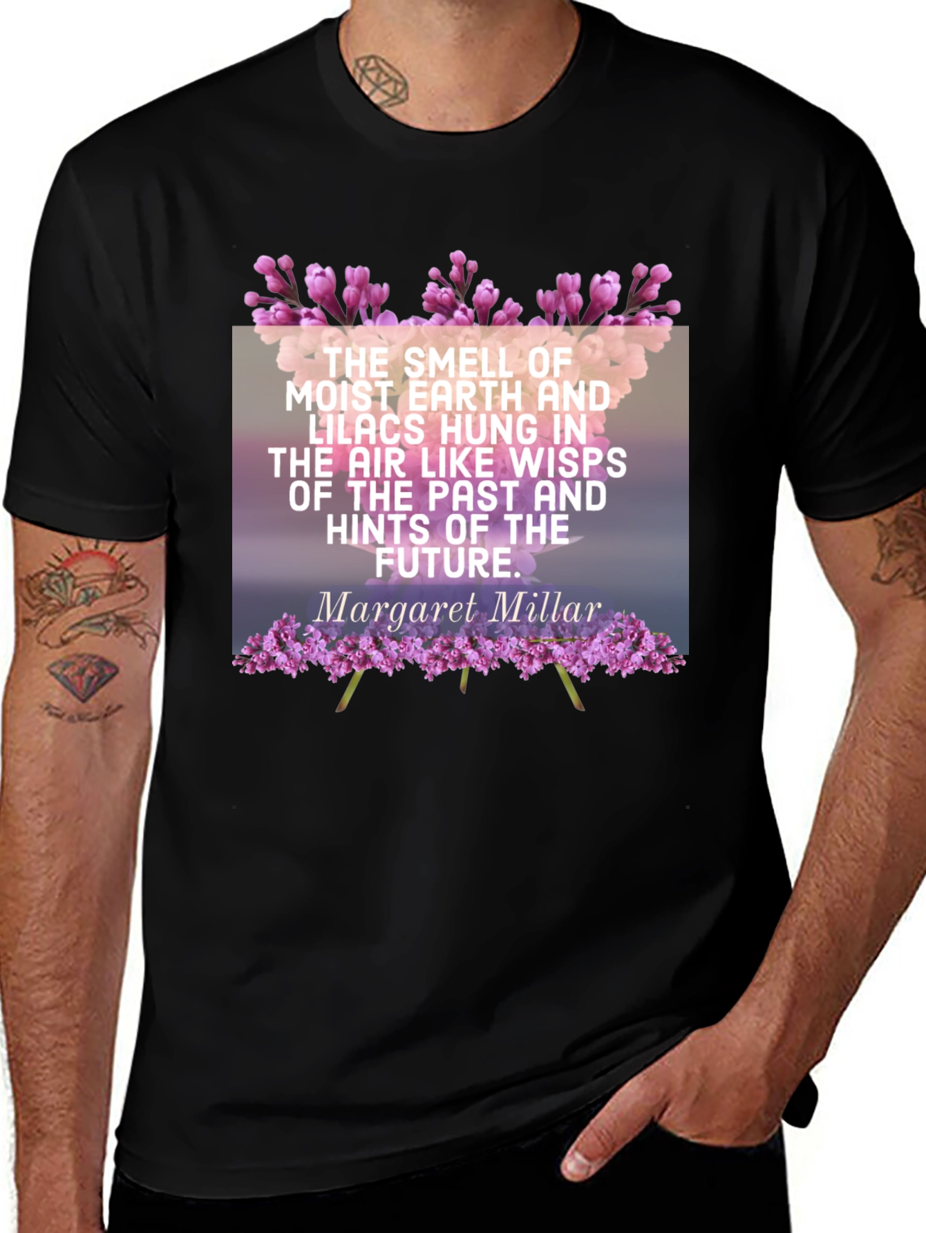 Variant 28 of Lilac & Earth Quote T-Shirt