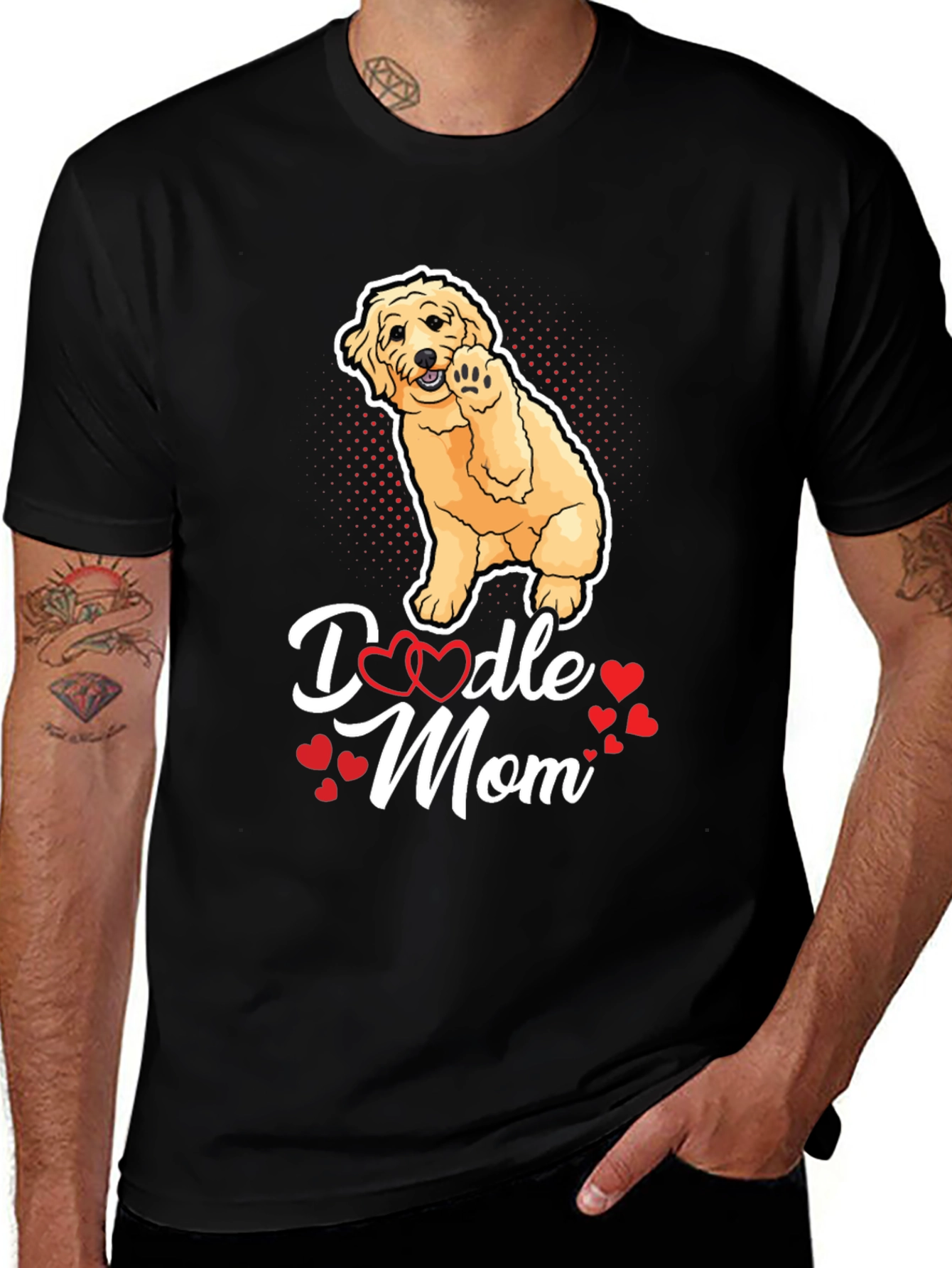 Doodle Mom T-Shirt - Cute Dog Lover Tee