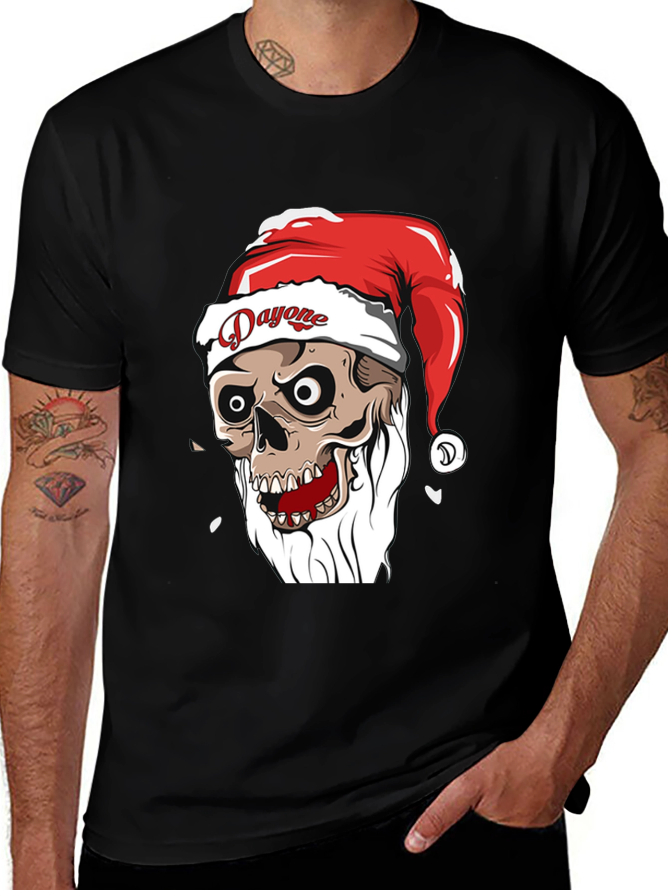 Variant 12 of Zombie Santa T-Shirt - Dayone Design