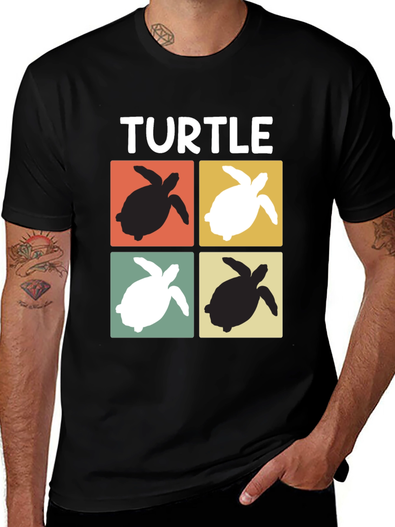 Variant 20 of Retro Turtle Graphic T-Shirt