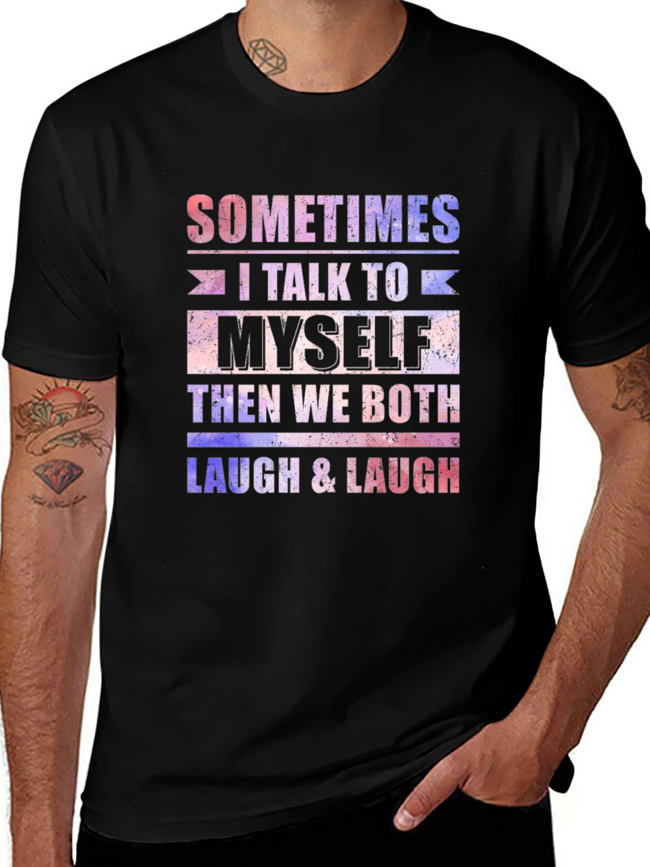 Variant 10 of Funny "I Talk to Myself" Graphic Tee