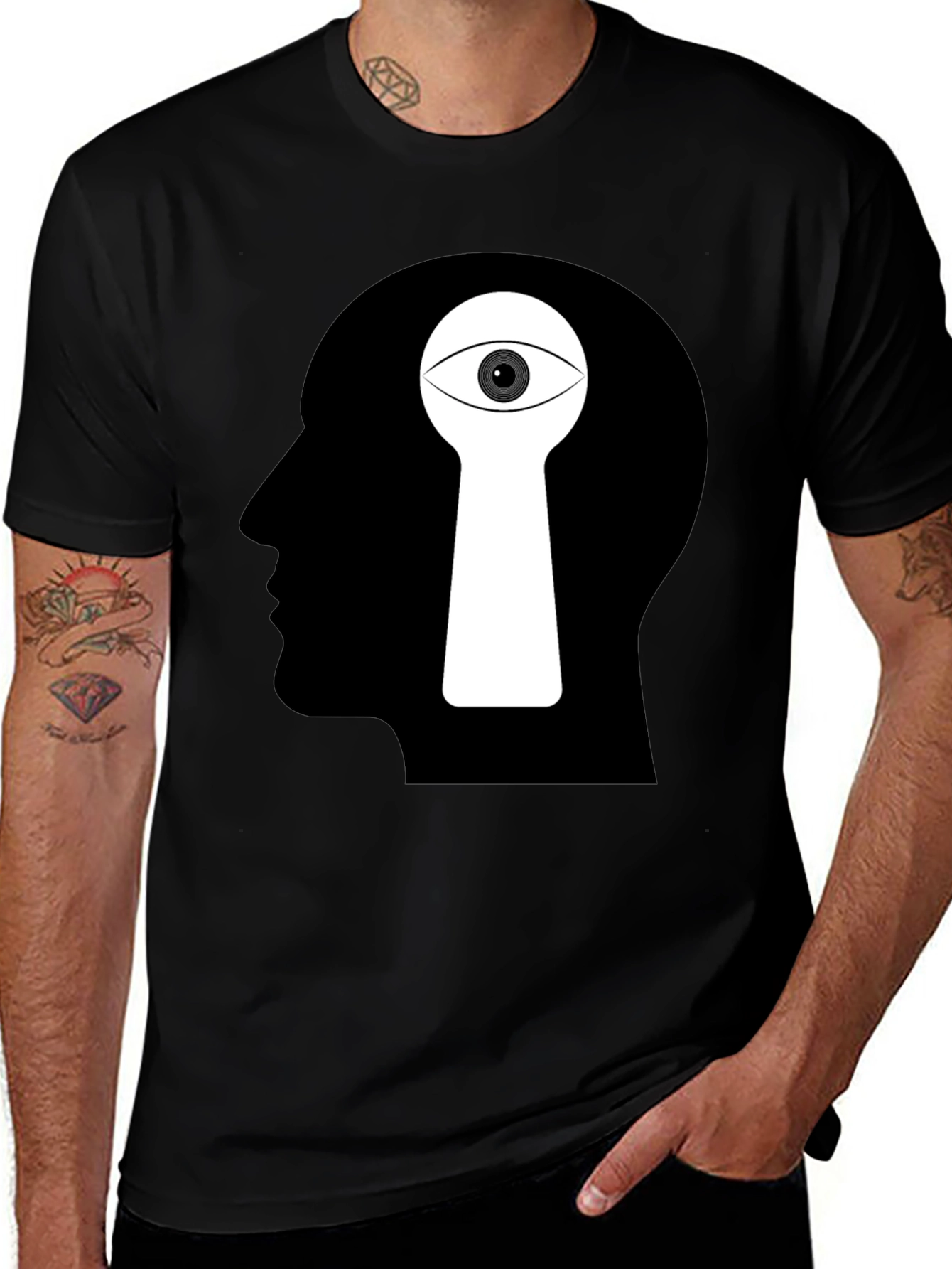 Variant 16 of Mind's Eye Black Graphic Tee