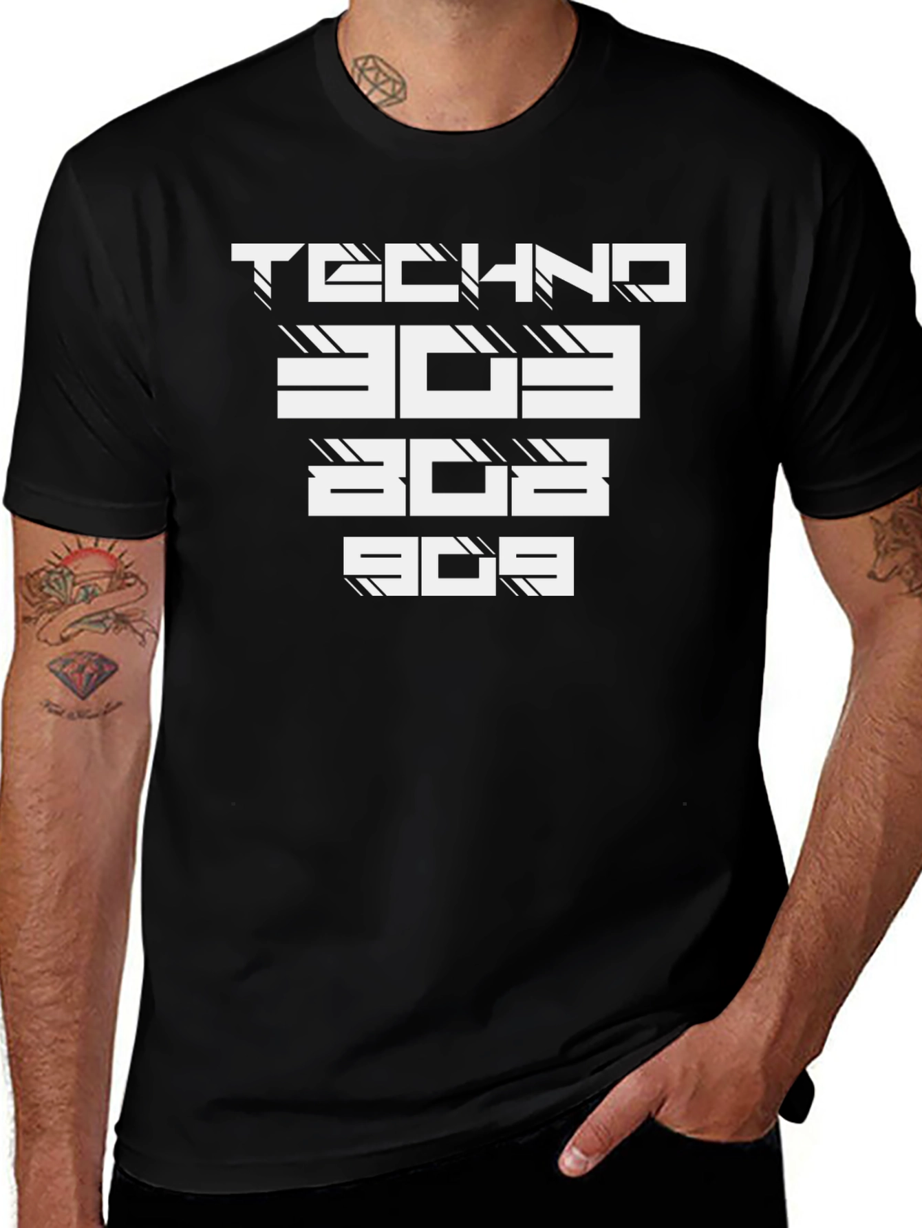 Techno 909 T-Shirt - Bold Graphic Tee