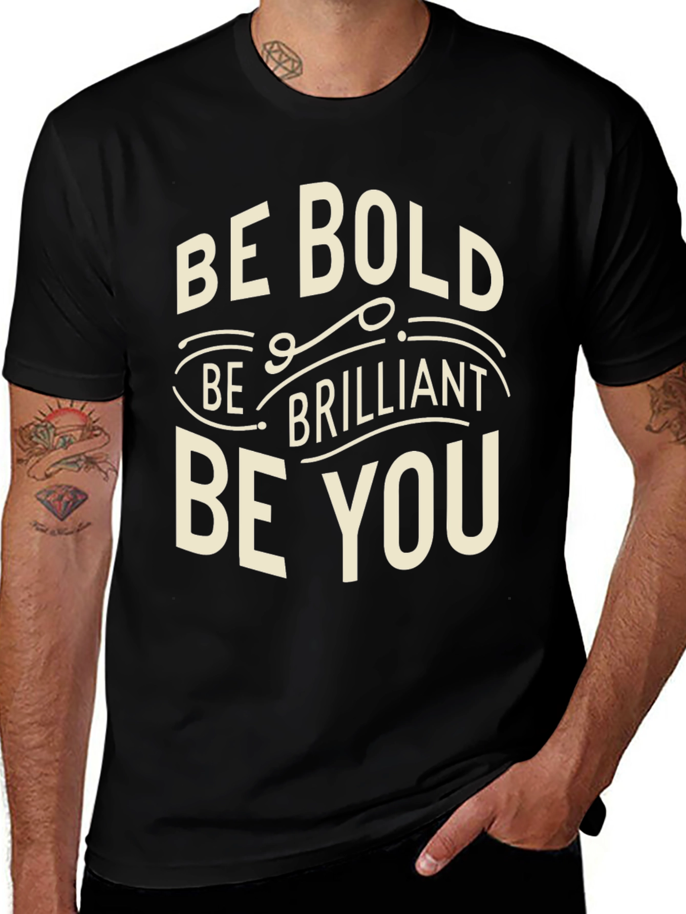 Variant 29 of Be Bold T-Shirt - Inspirational Graphic Tee