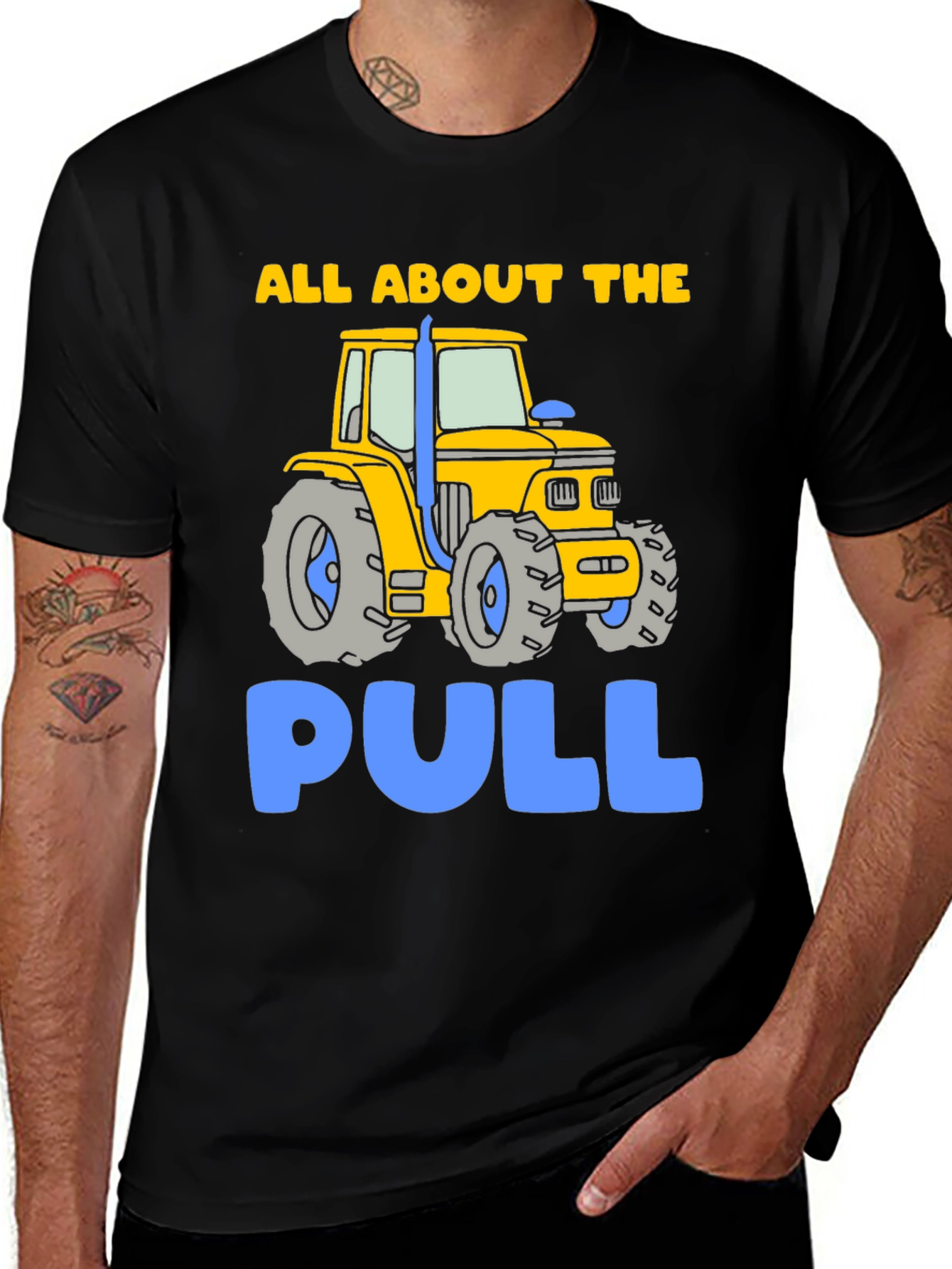 Variant 10 of All About The Pull Tractor T-Shirt