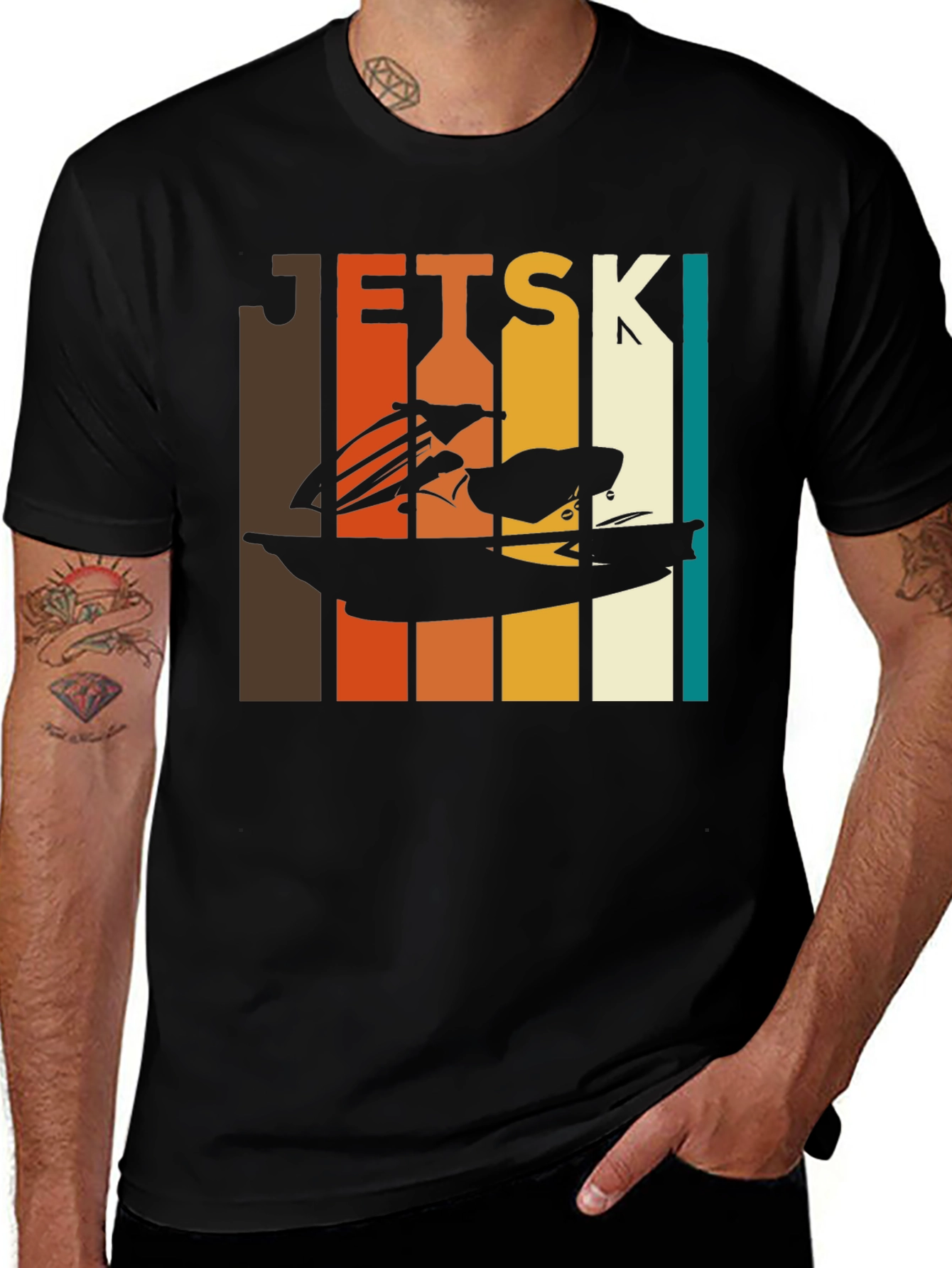 Retro Jet Ski T-Shirt - Vintage Water Sports Tee