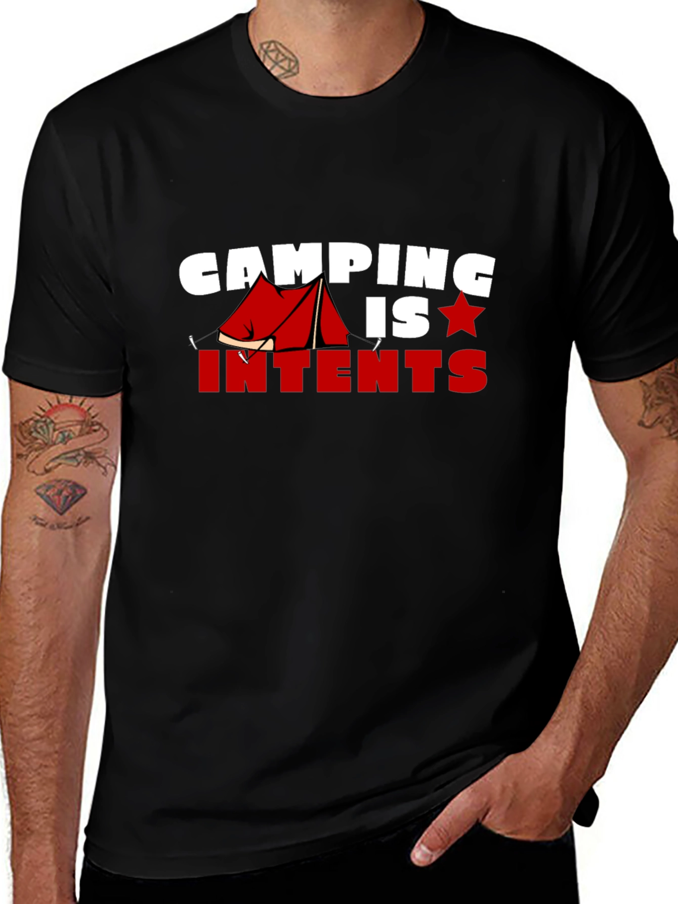 Camping Intents T-Shirt