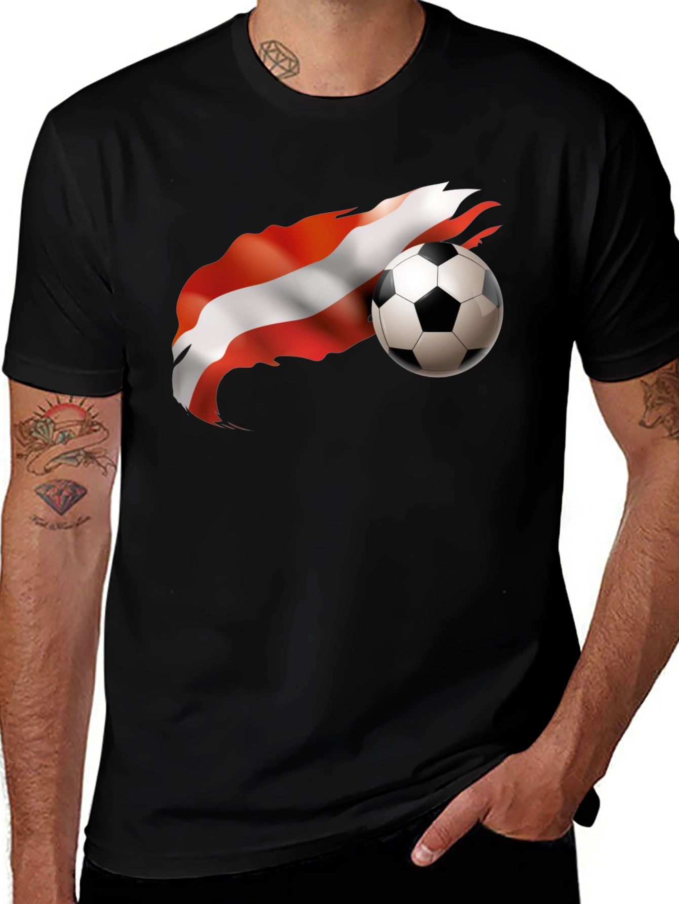 Austrian Soccer Flag T-Shirt