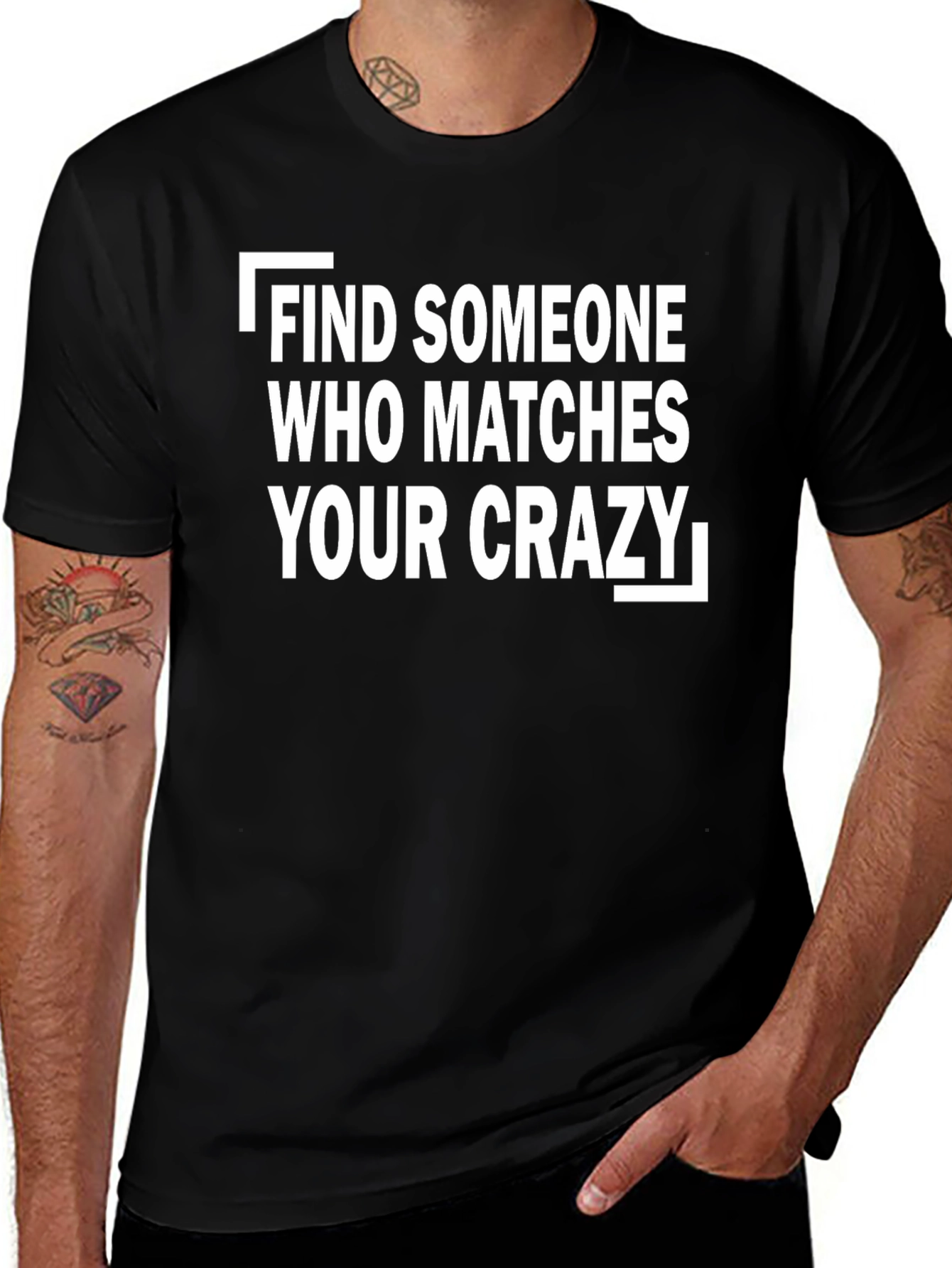 Variant 30 of Find Your Crazy T-Shirt - Fun Graphic Tee