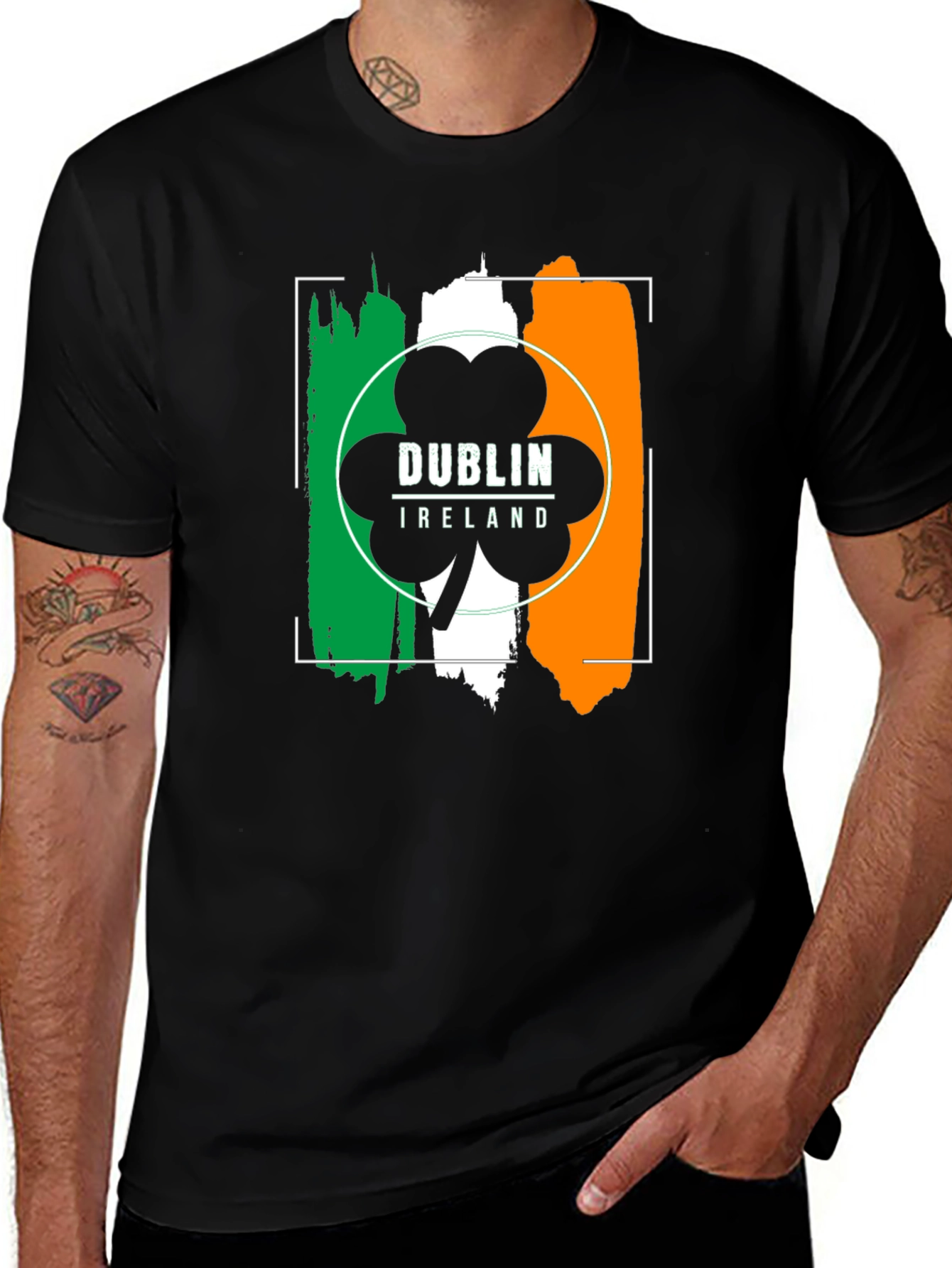 Dublin Ireland Shamrock T-Shirt - Irish Pride Tee