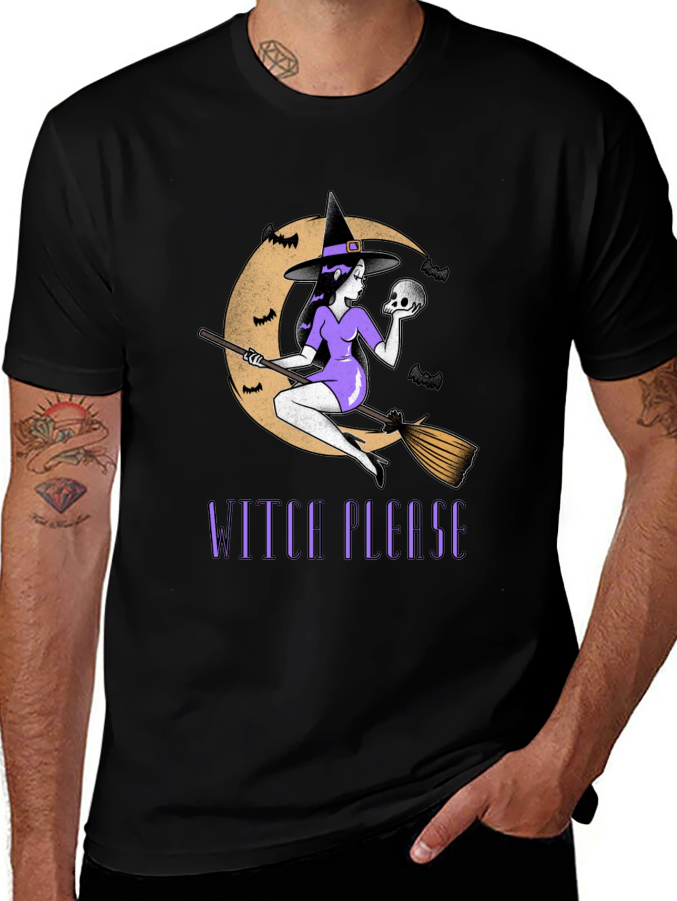Variant 20 of Witch Please Graphic T-Shirt - Halloween Tee
