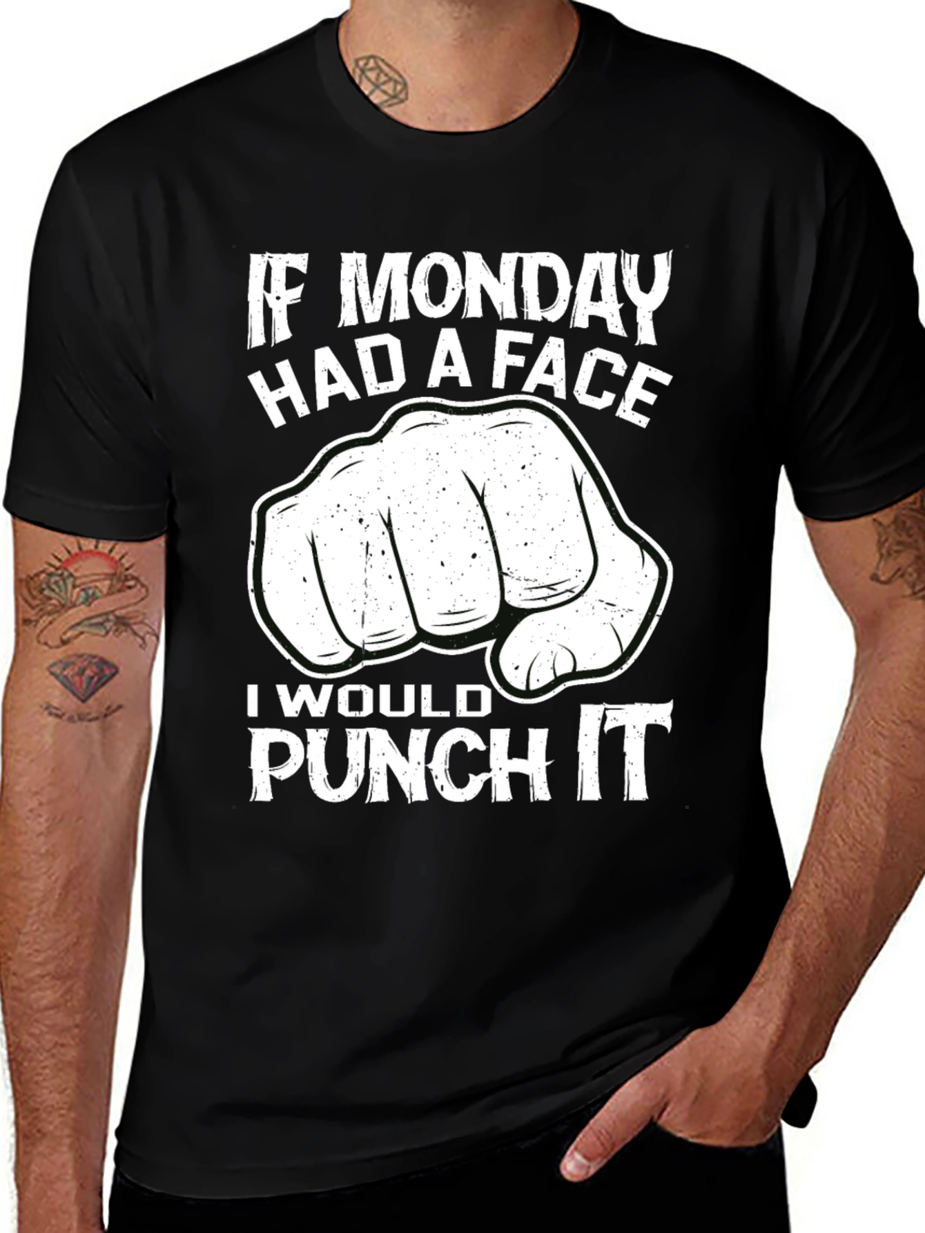 Variant 15 of Monday Punch Black Graphic T-Shirt
