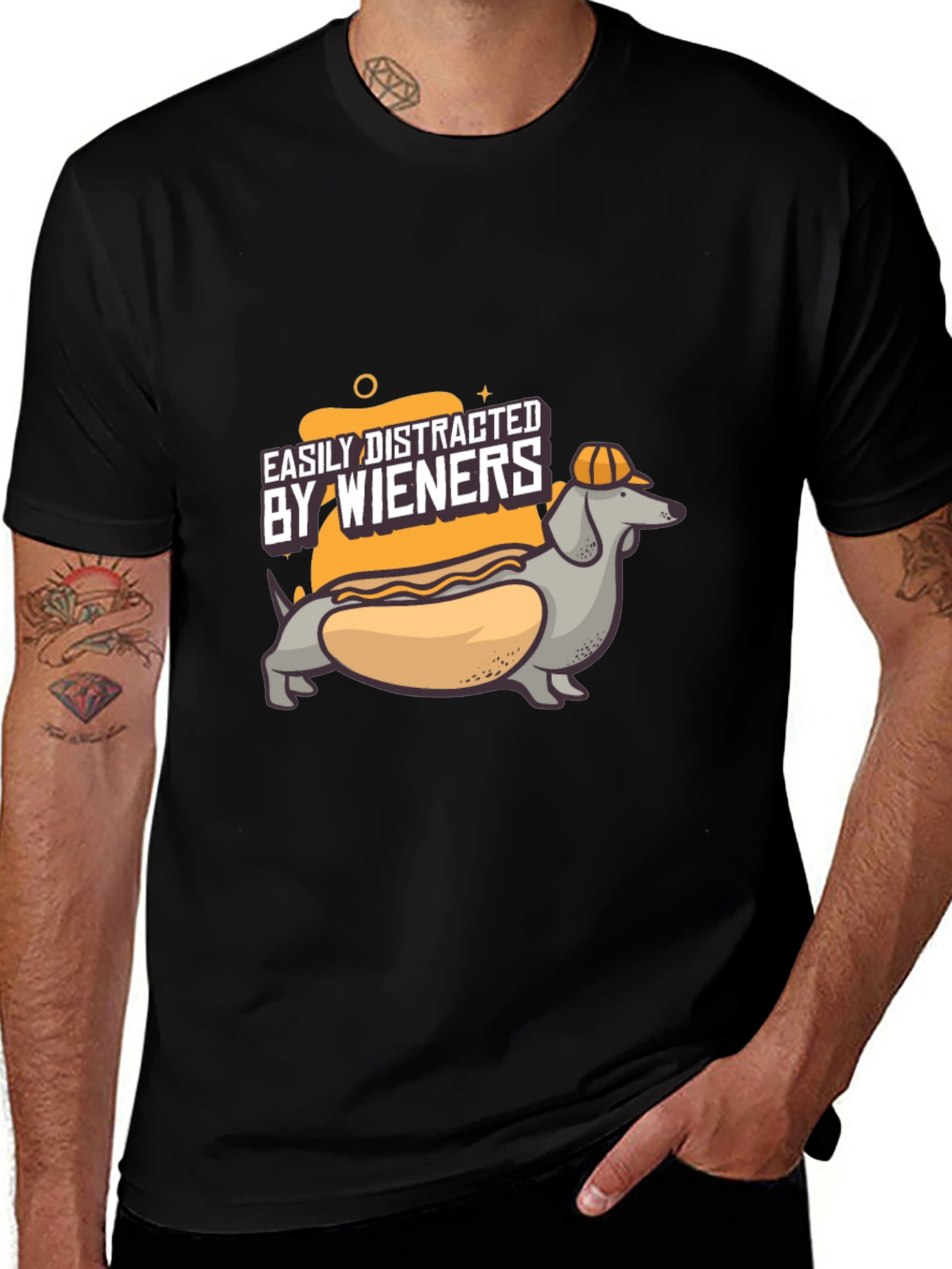 Easily Distracted by Wieners T-Shirt