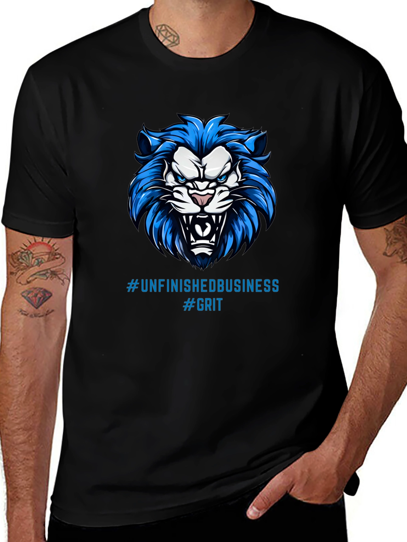 Variant 18 of Lion Grit T-Shirt - Unfinished Business