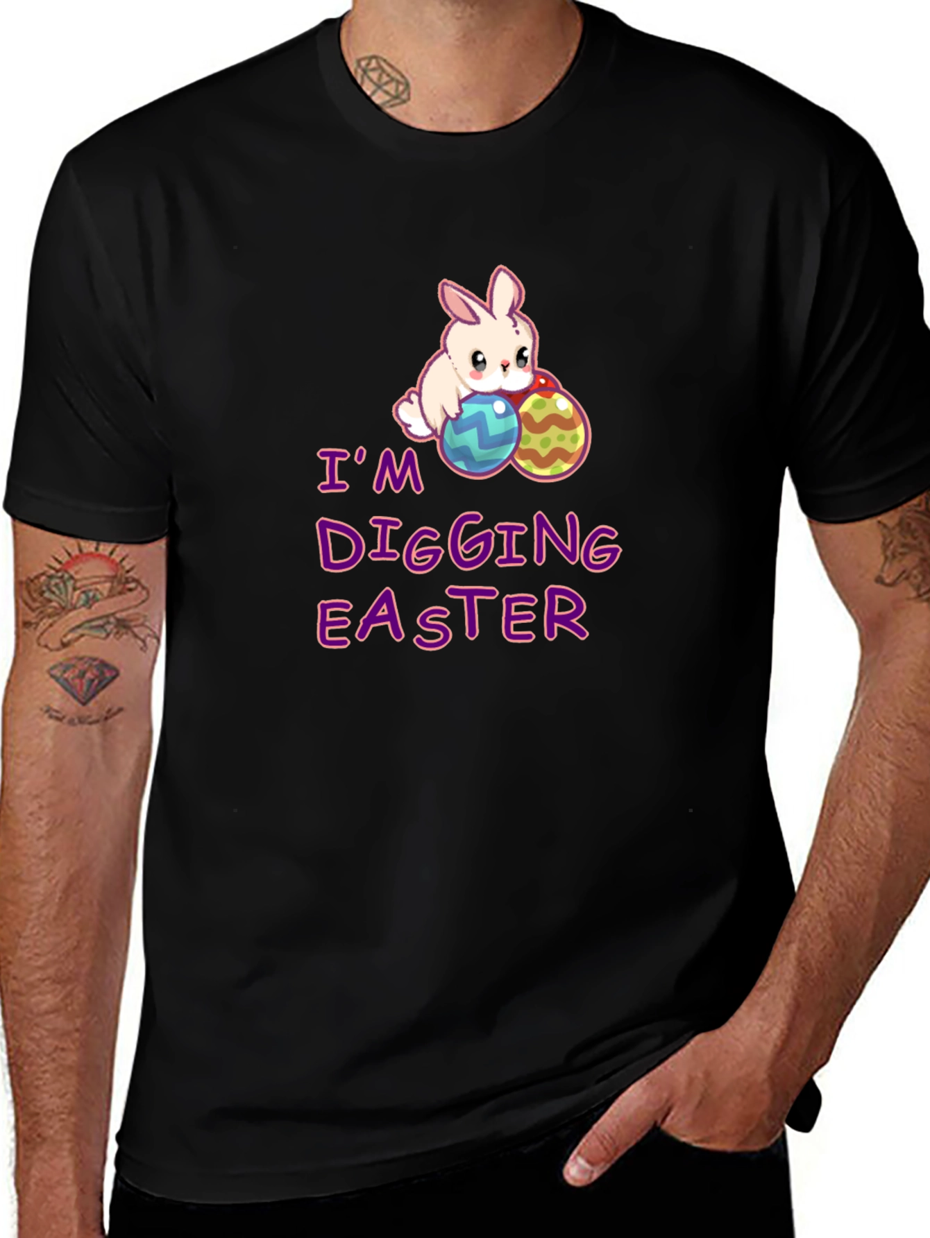 Variant 5 of I'm Digging Easter Bunny T-Shirt