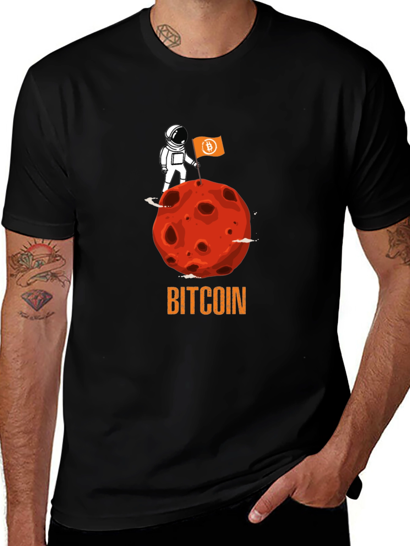 Bitcoin Mars Landing T-Shirt