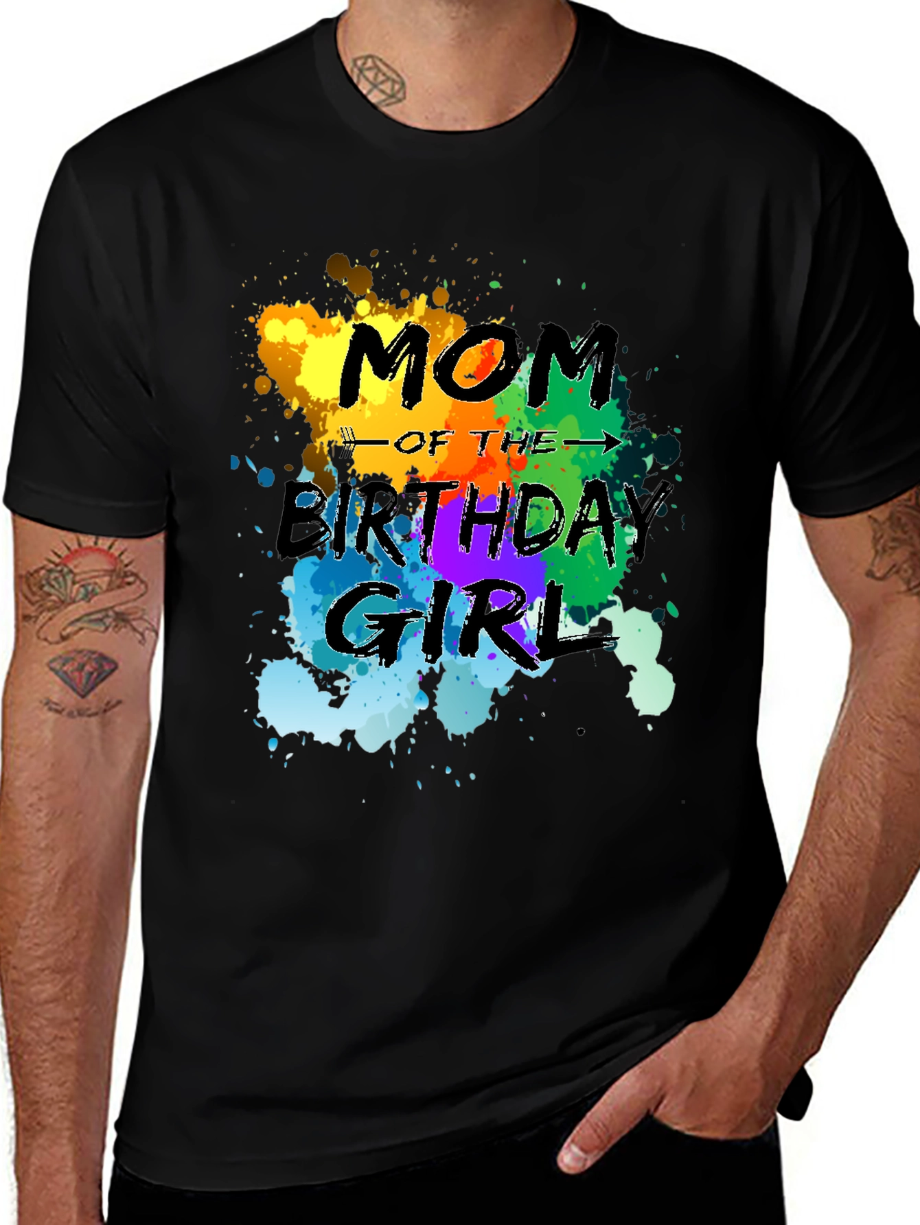 Variant 24 of Mom of the Birthday Girl T-Shirt